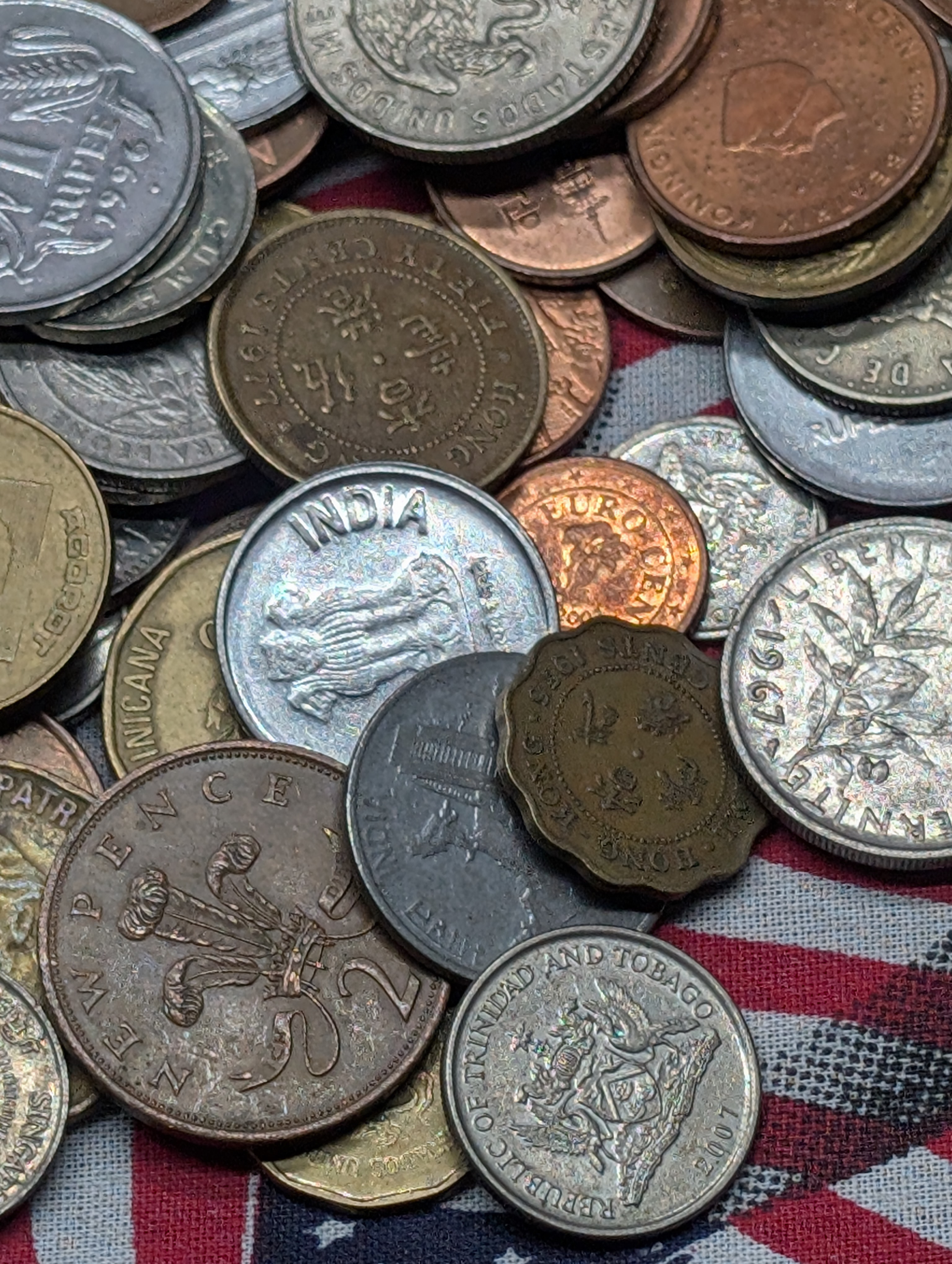 1.8 Lbs. of Various Vintage & Modern World Coins