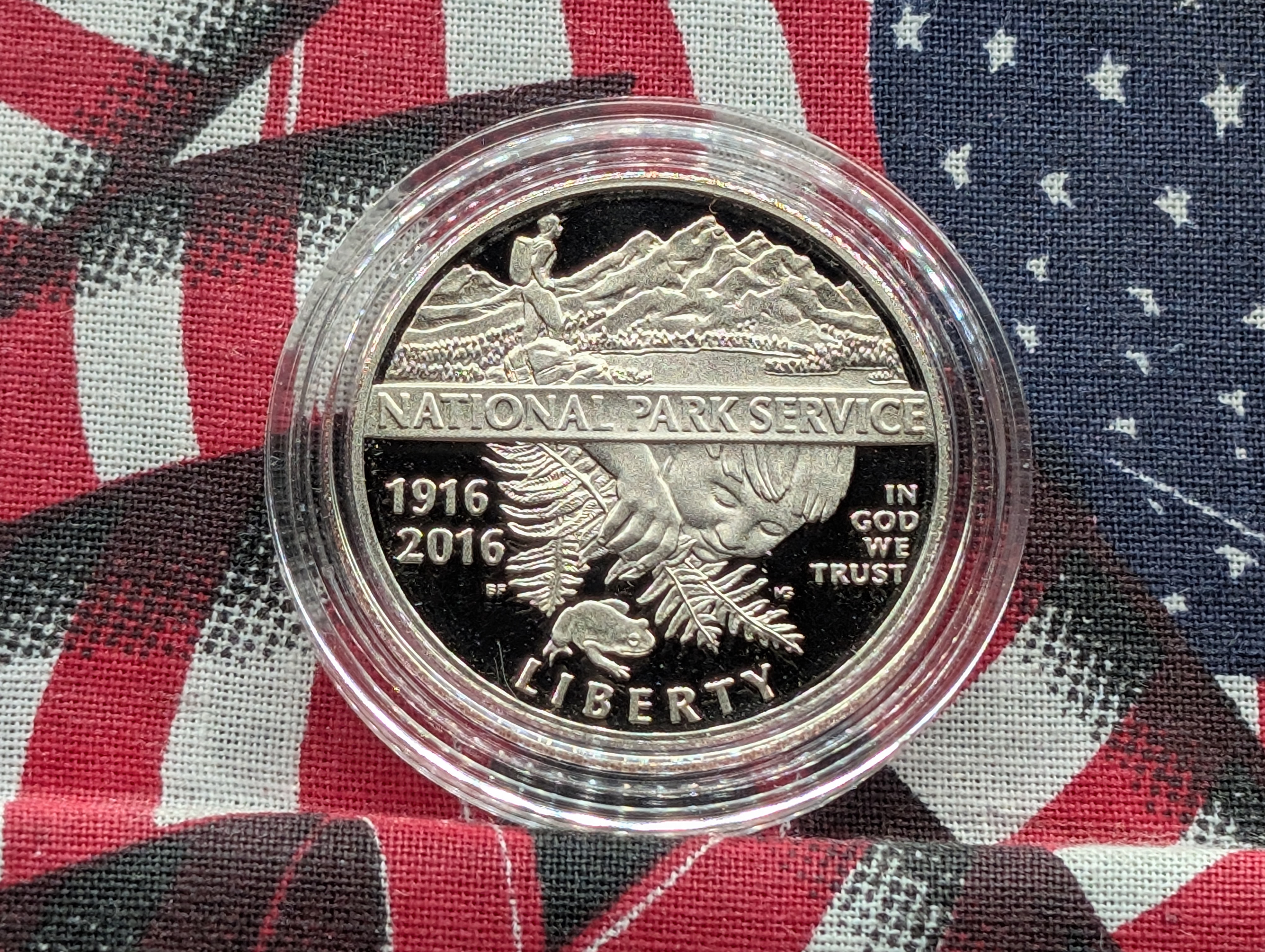 2016-S PROOF National Park Service Commemorative Half Dollar in Government Capsule
