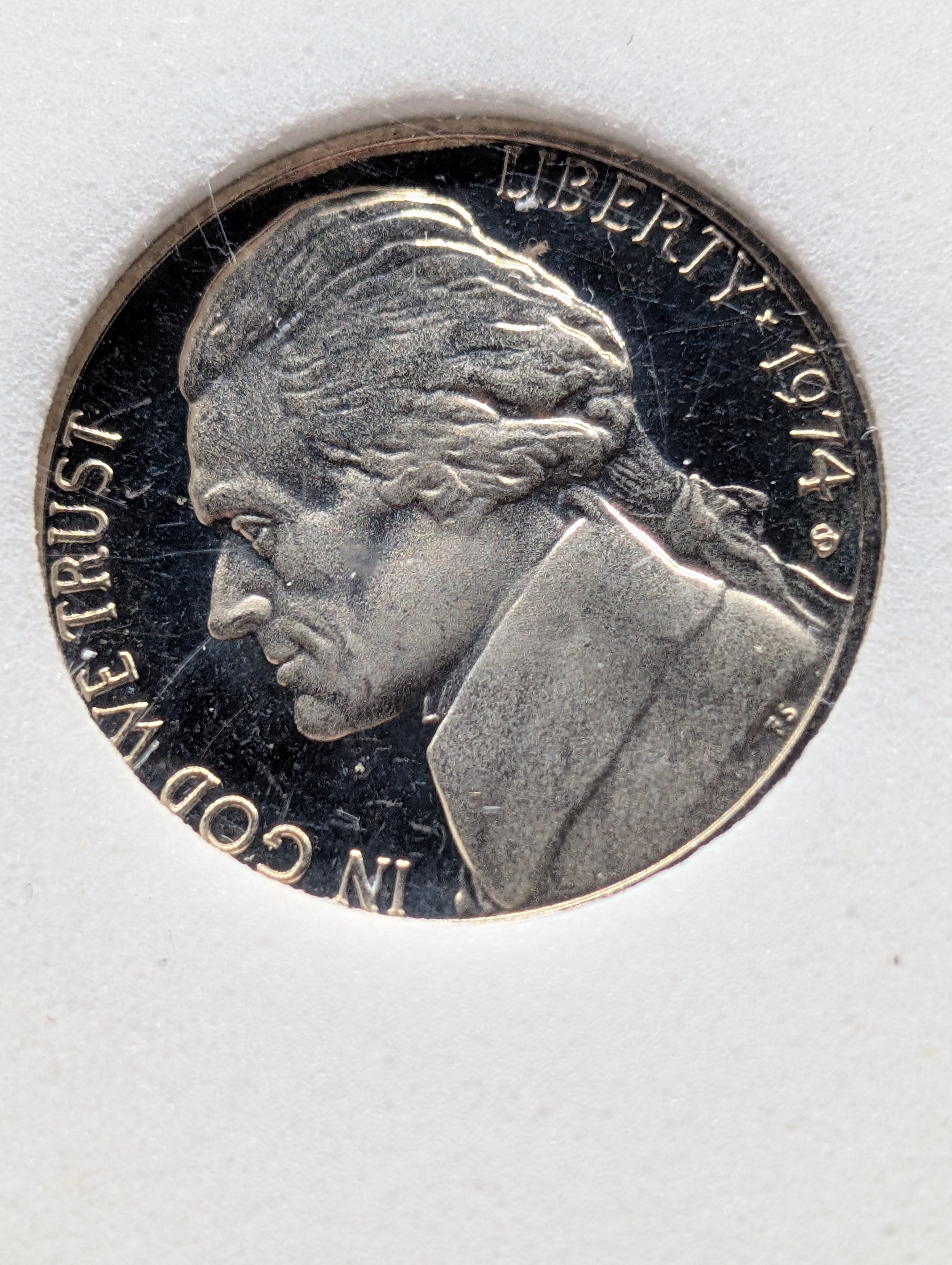 1974-S Jefferson Nickel - Slabbed International Numismatic Bureau - GEM PROOF