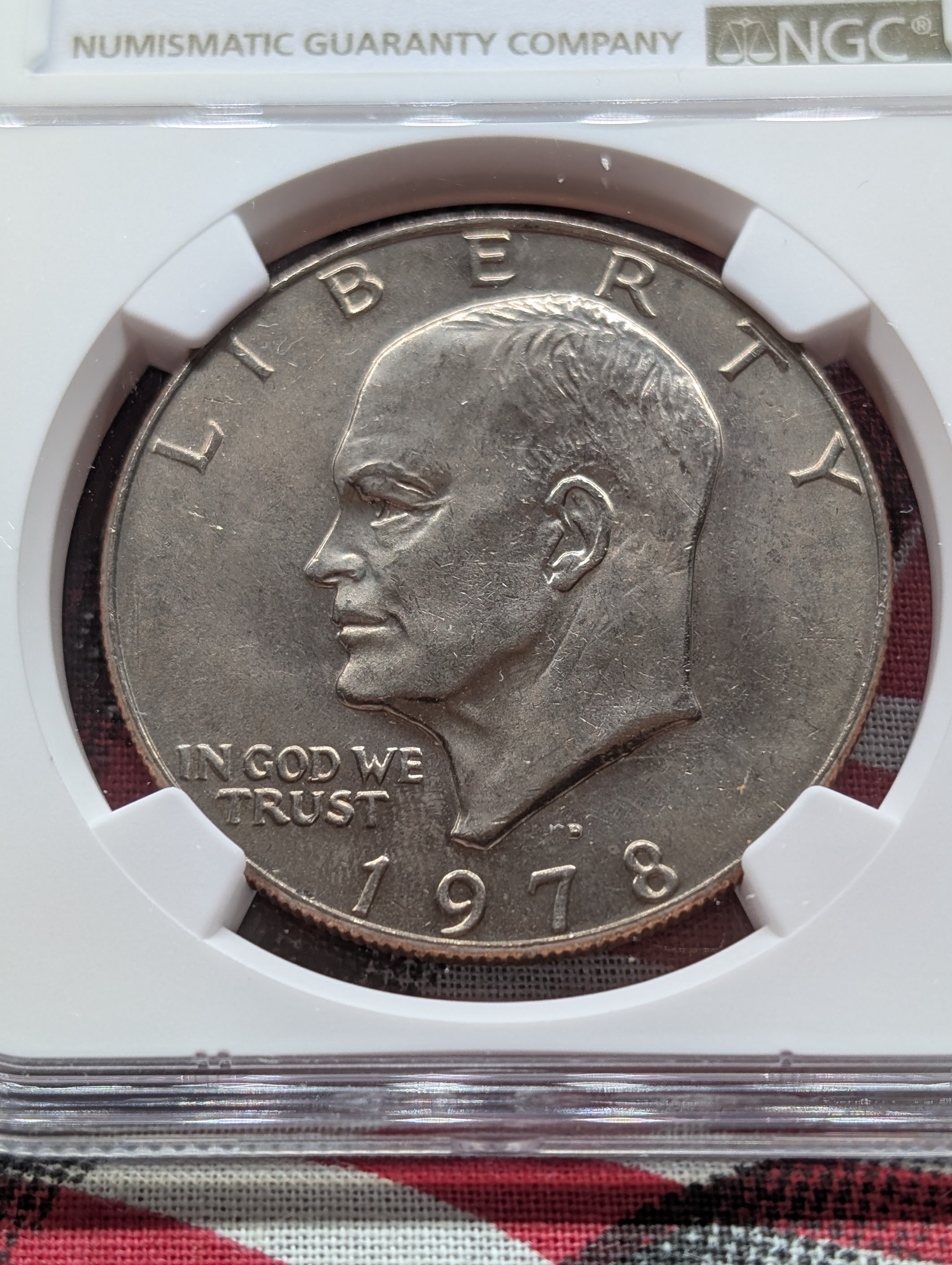 1978-D Eisenhower Dollar - NGC MS65