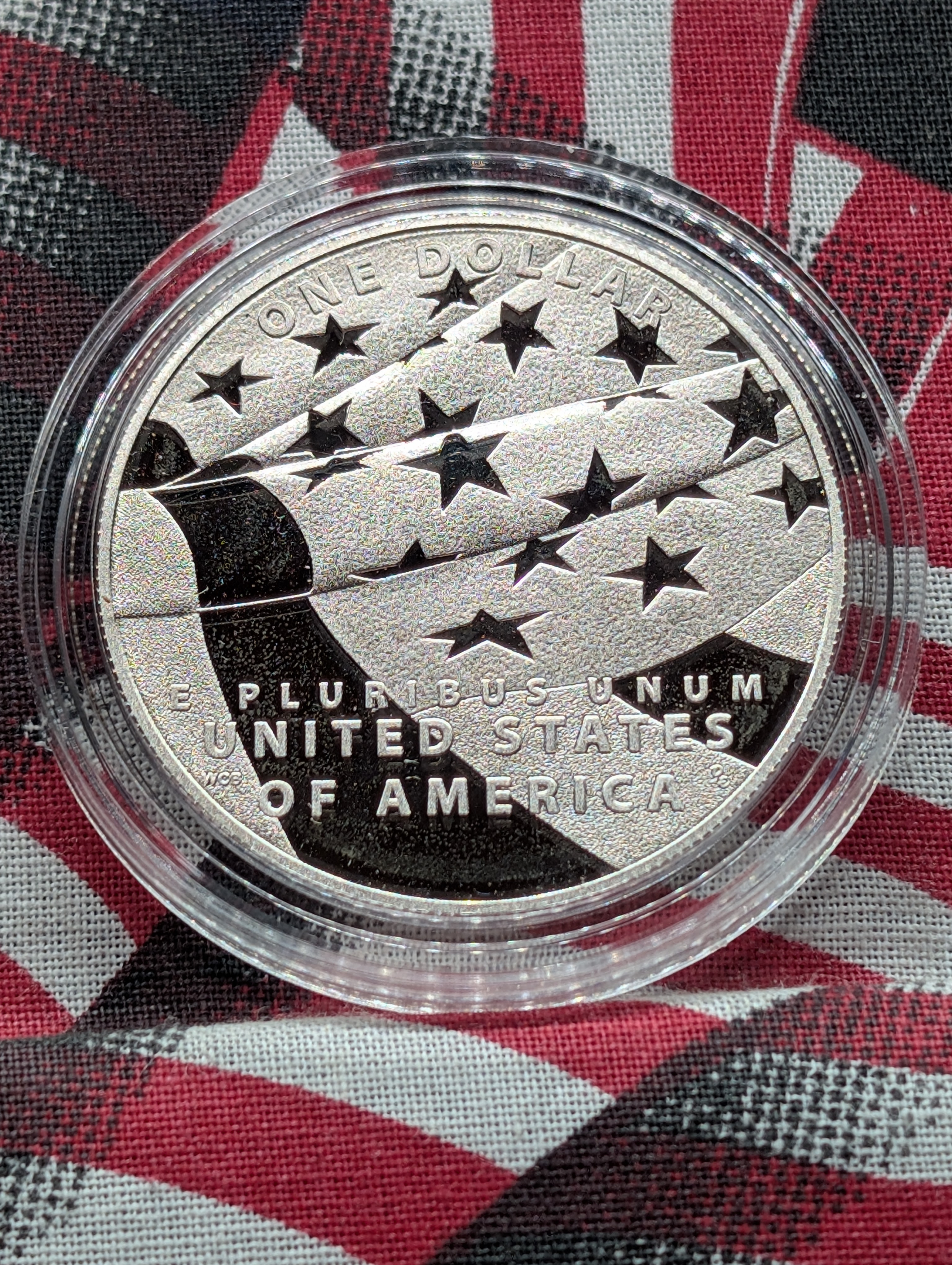 2012-P PROOF Star-Spangled Banner Commemorative Silver Dollar in Government Capsule