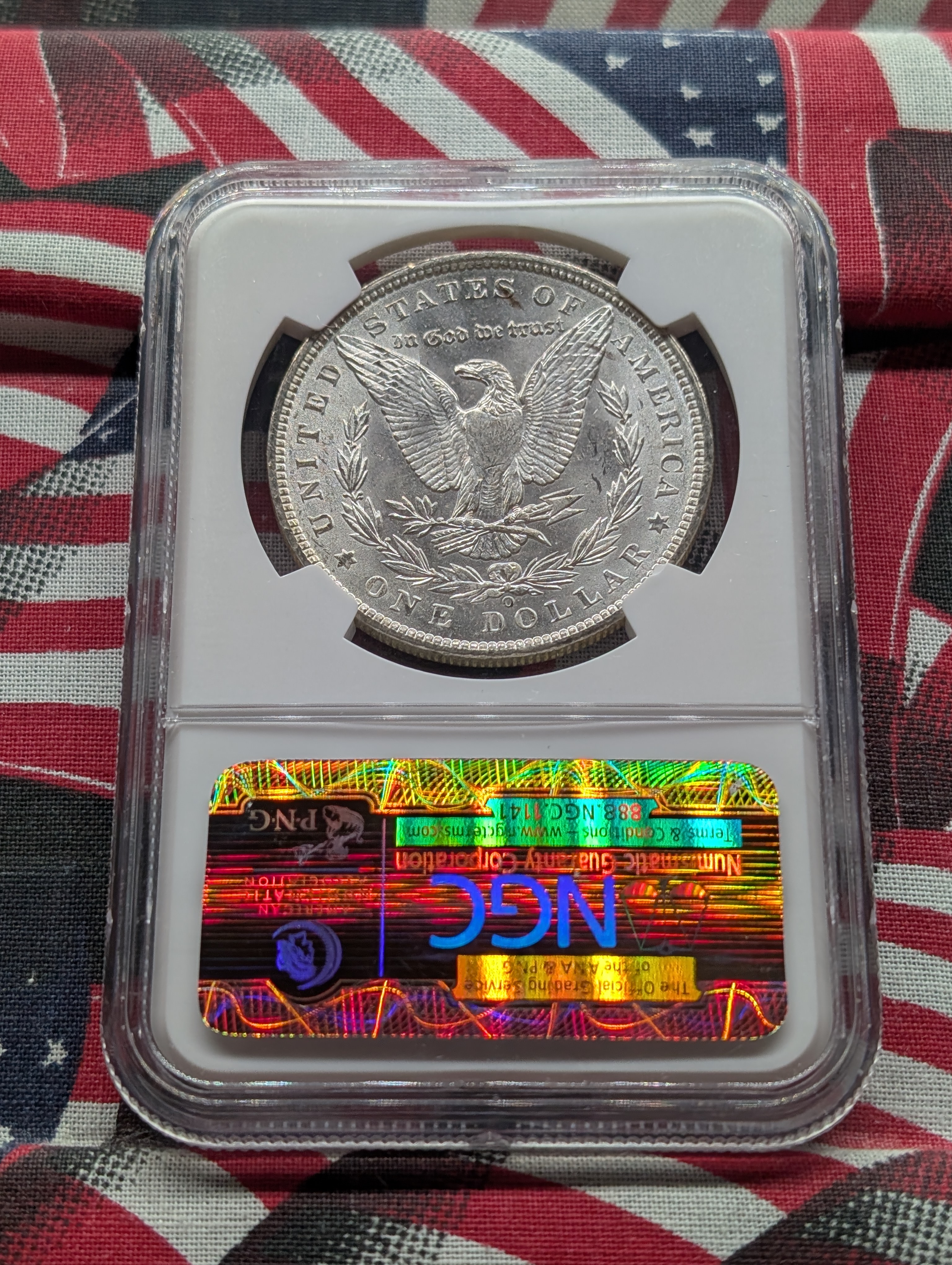 1900-O Morgan Silver Dollar - NGC MS63