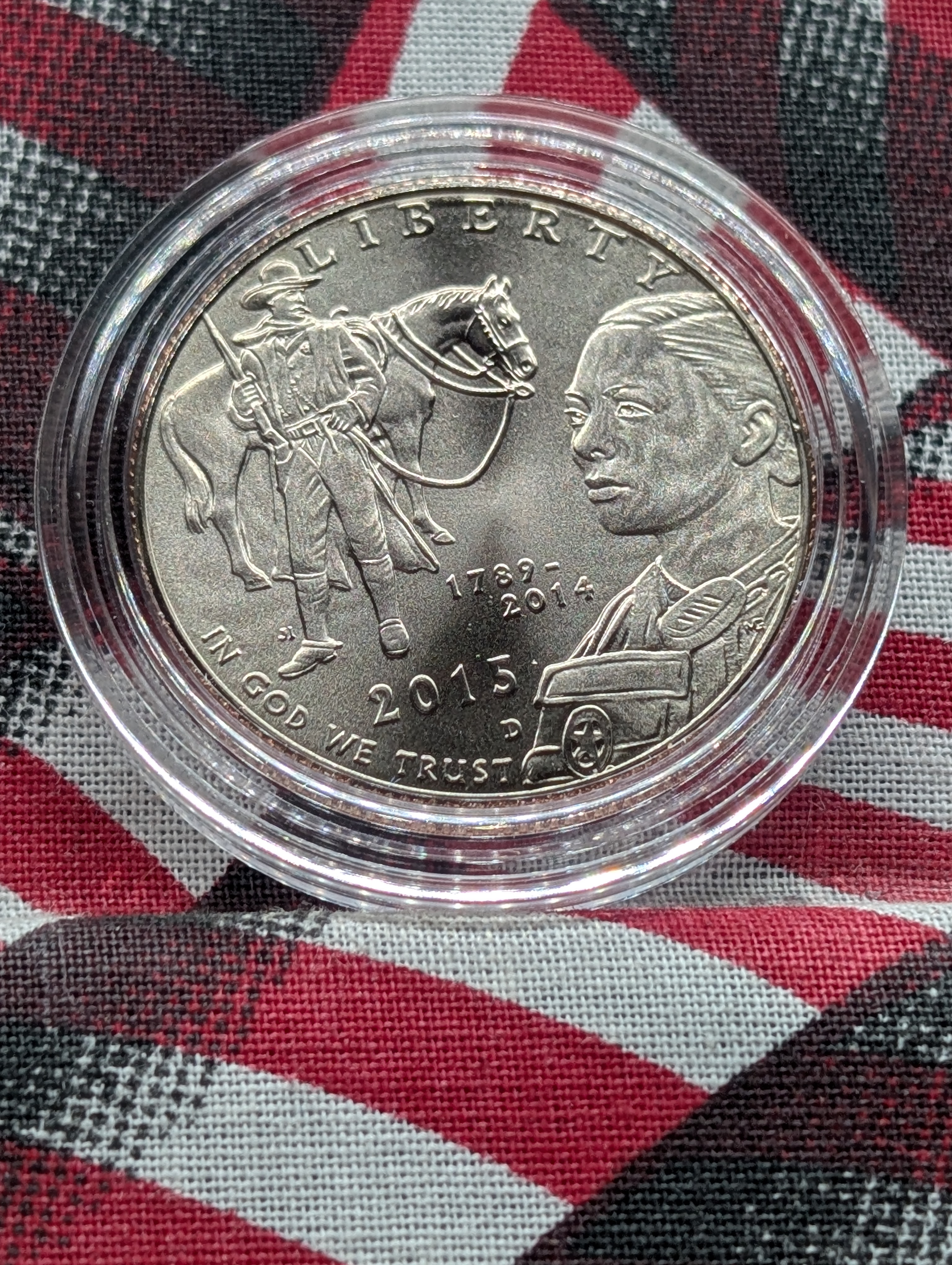 2015-D UNC U.S. Marshalls Commemorative Half Dollar in Government Capsule