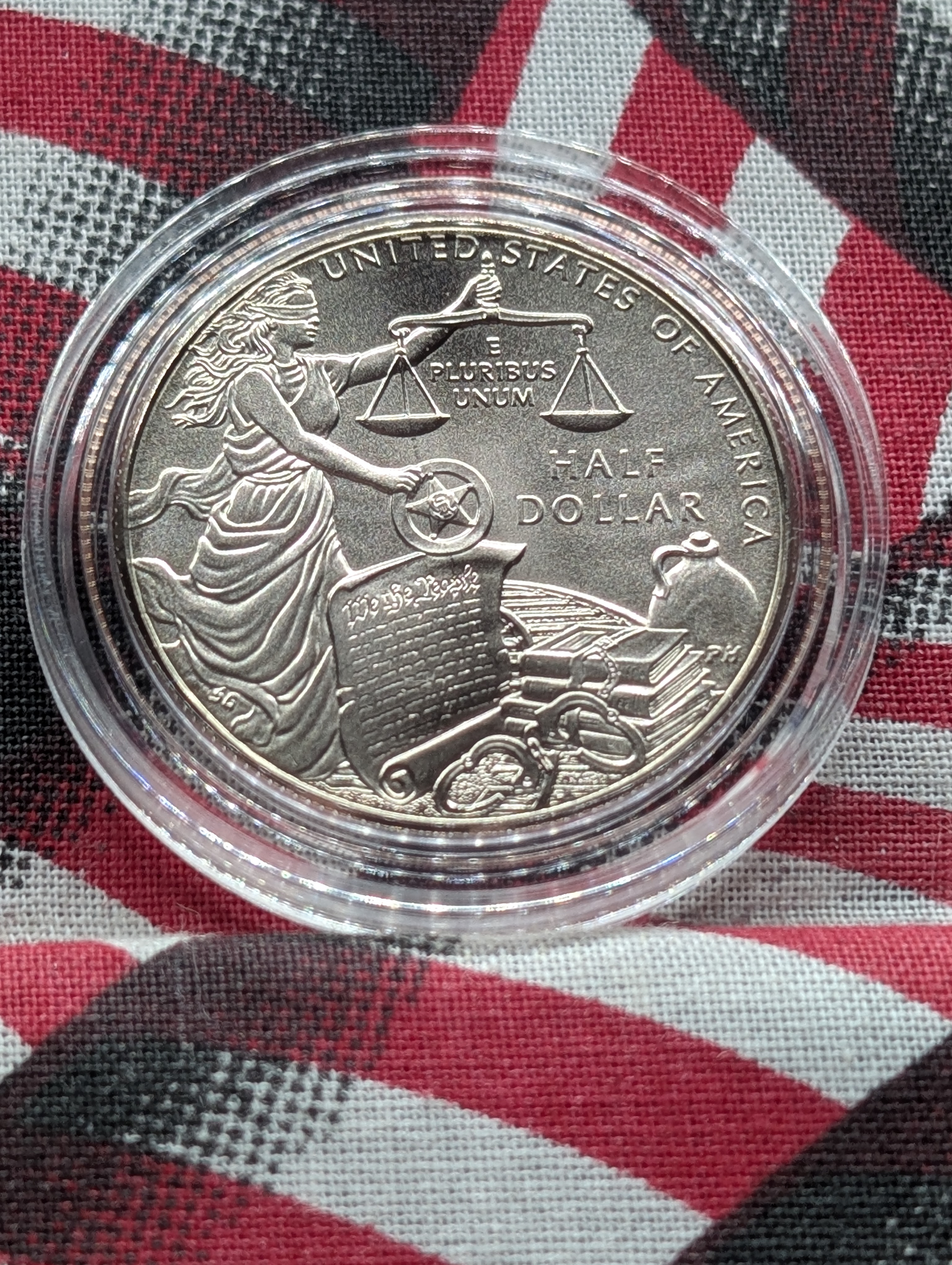 2015-D UNC U.S. Marshalls Commemorative Half Dollar in Government Capsule