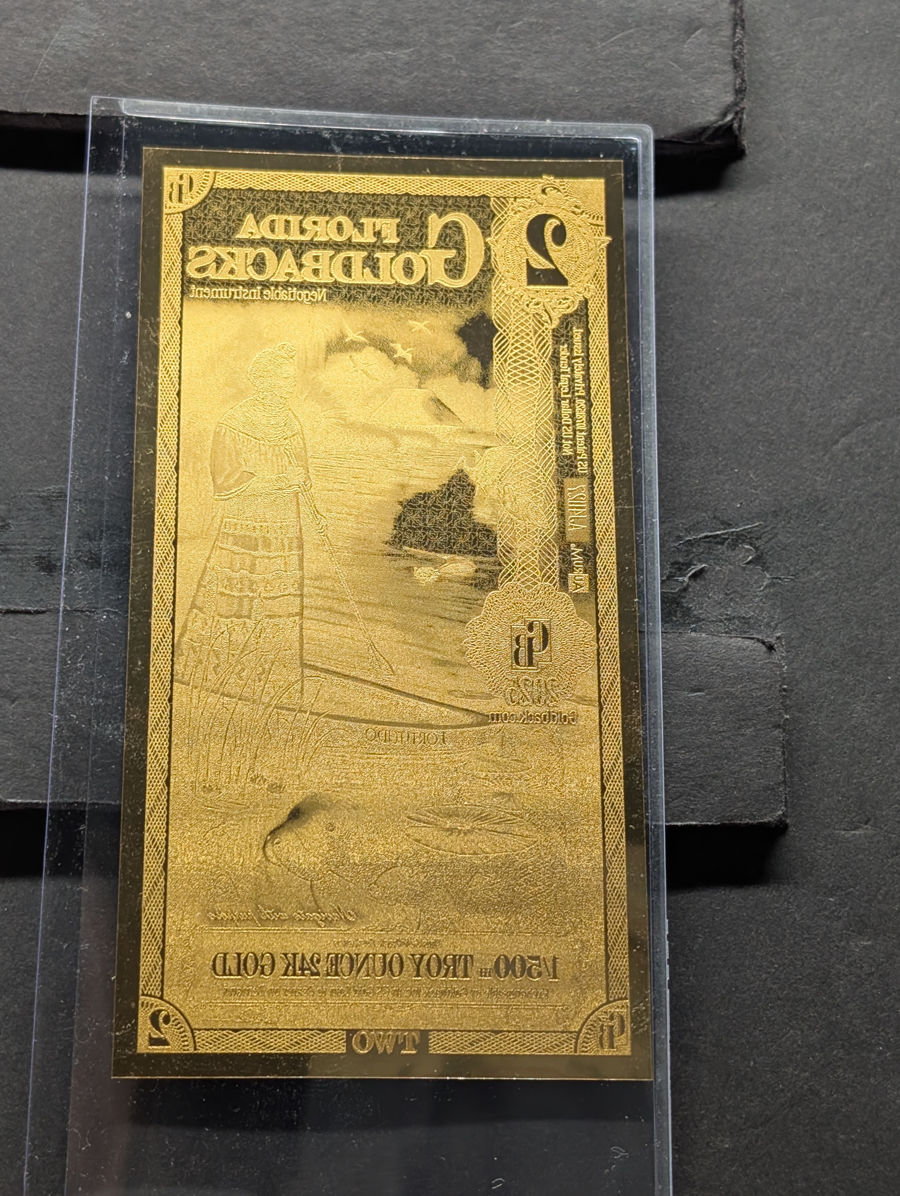 1/500th Troy Oz. 24k GOLD 2025 Florida $2.00 Goldback