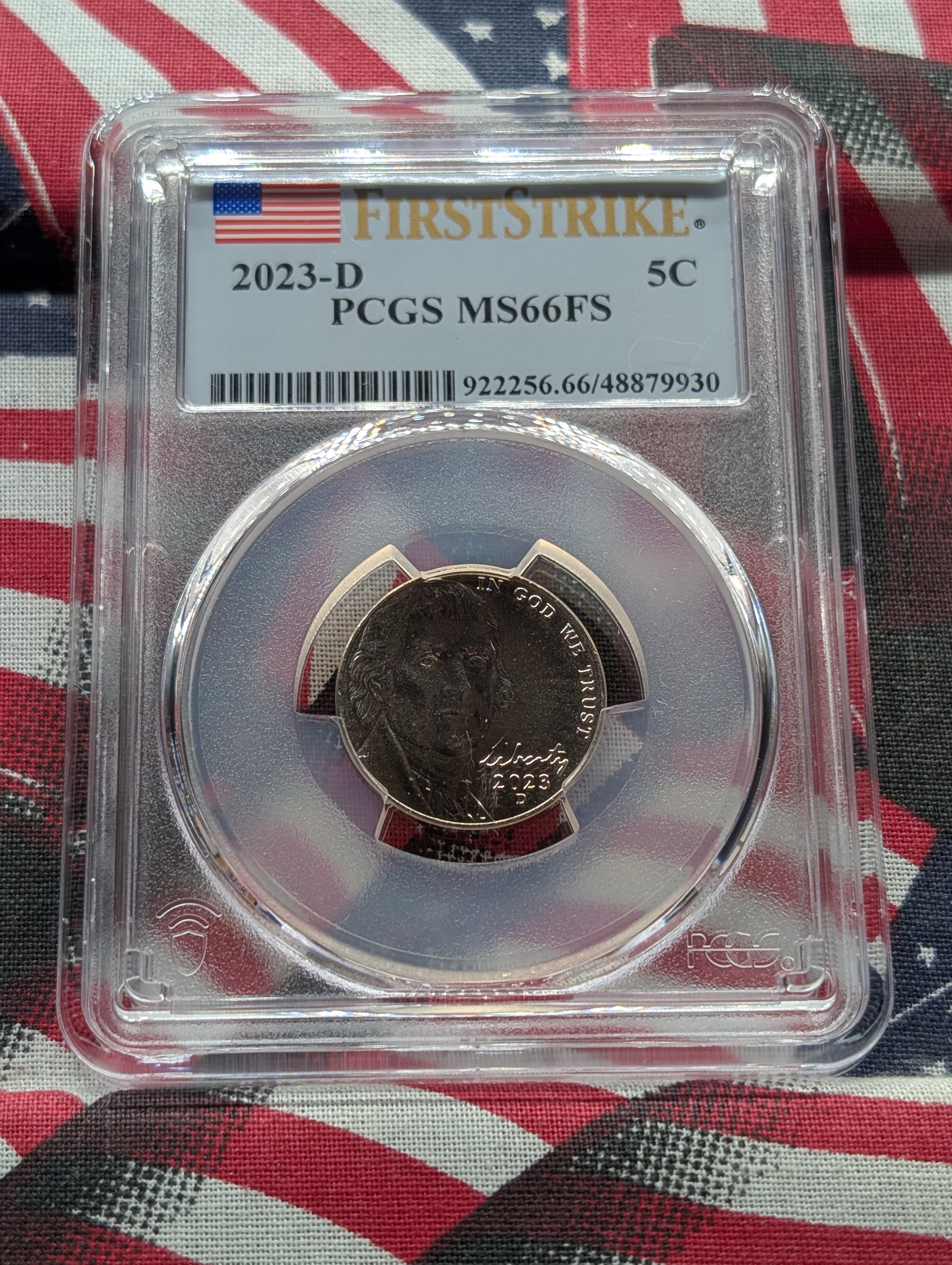 2023-D Jefferson Nickel - PCGS MS66 FS - First Strike