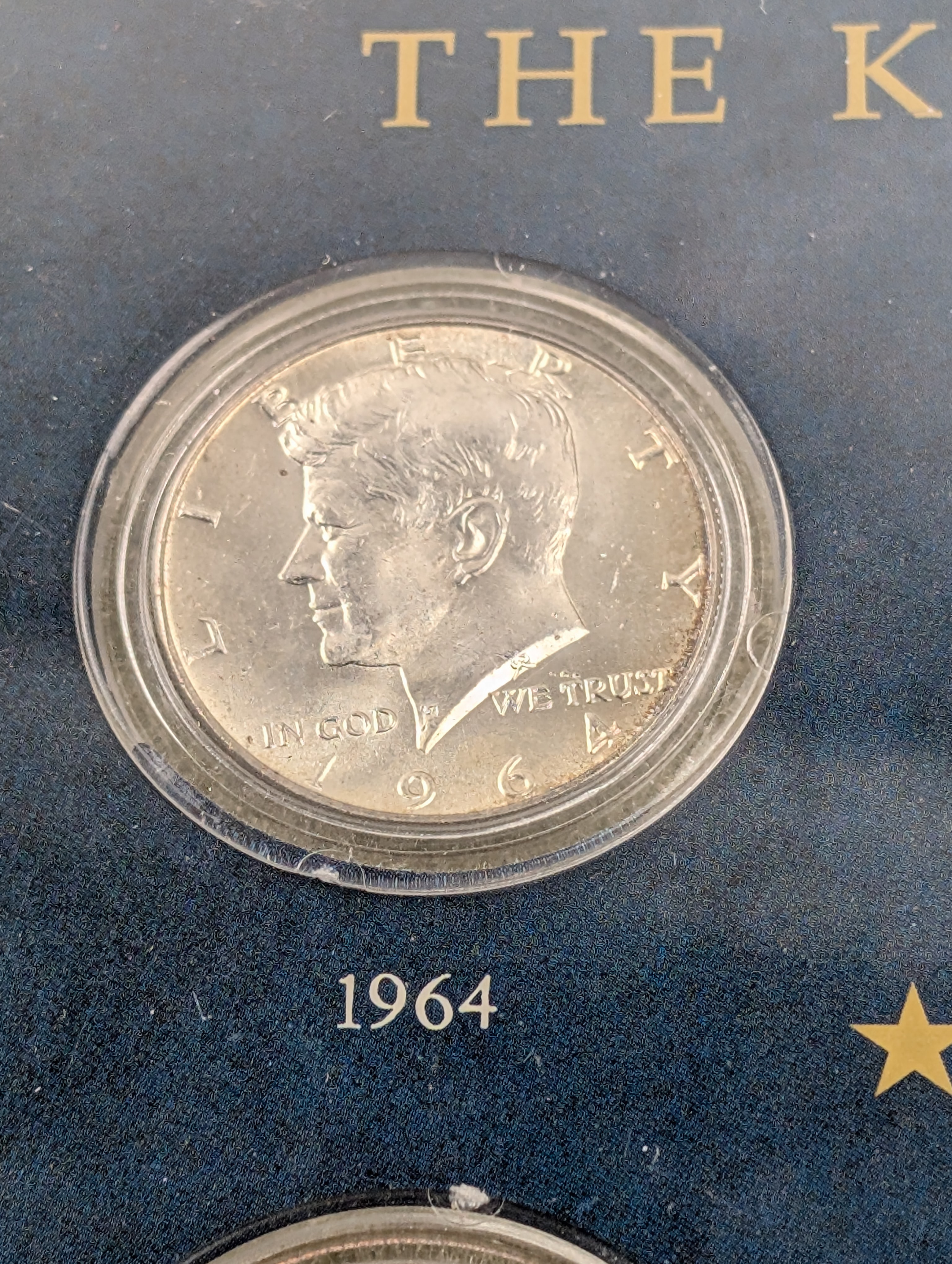 The Kennedy Half Dollar Collection in Wooden Display Box w/ Copy of January 20, 1961 Inaugural Address (1964-2007 - Latch Broken)