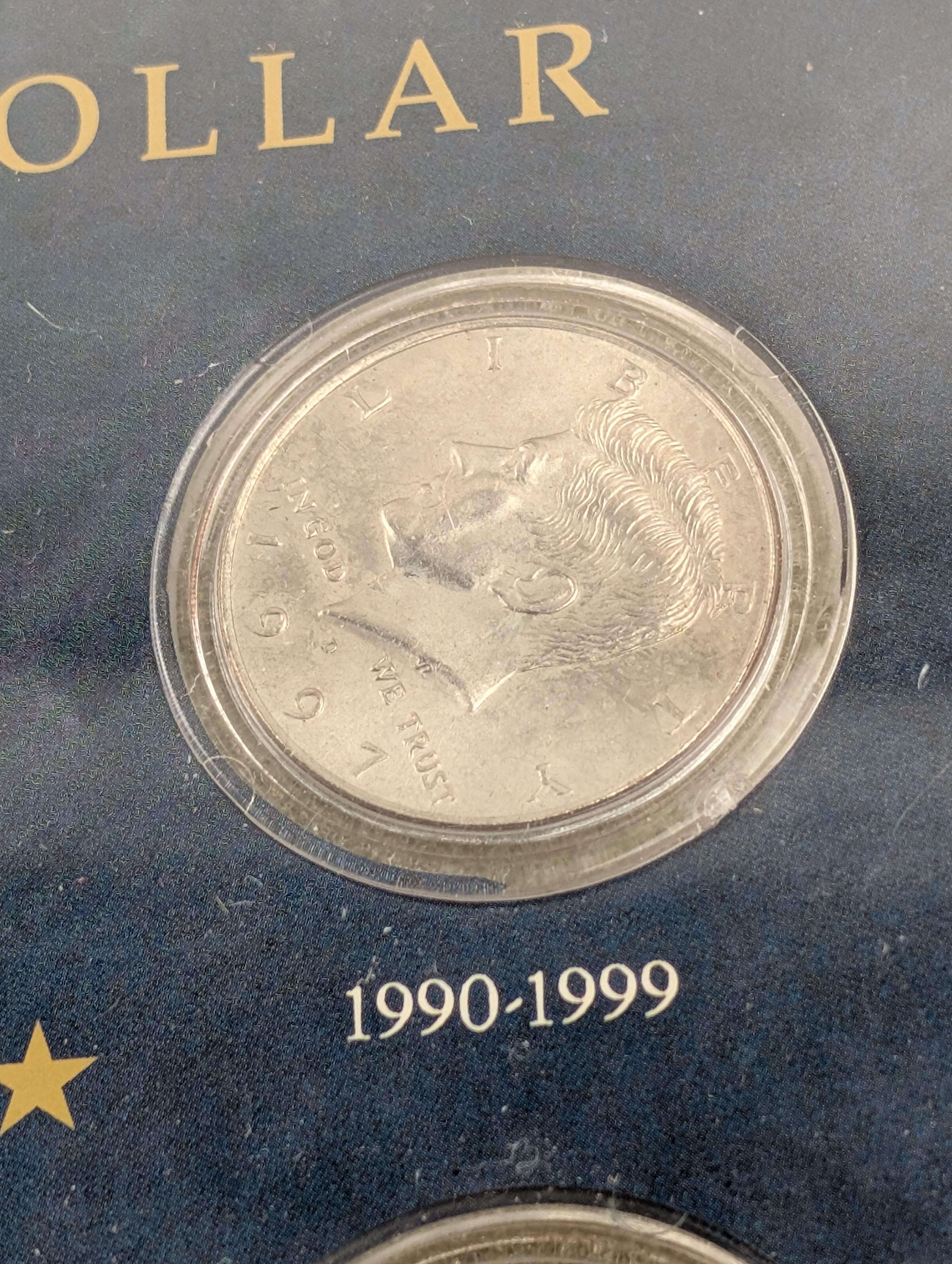 The Kennedy Half Dollar Collection in Wooden Display Box w/ Copy of January 20, 1961 Inaugural Address (1964-2007 - Latch Broken)
