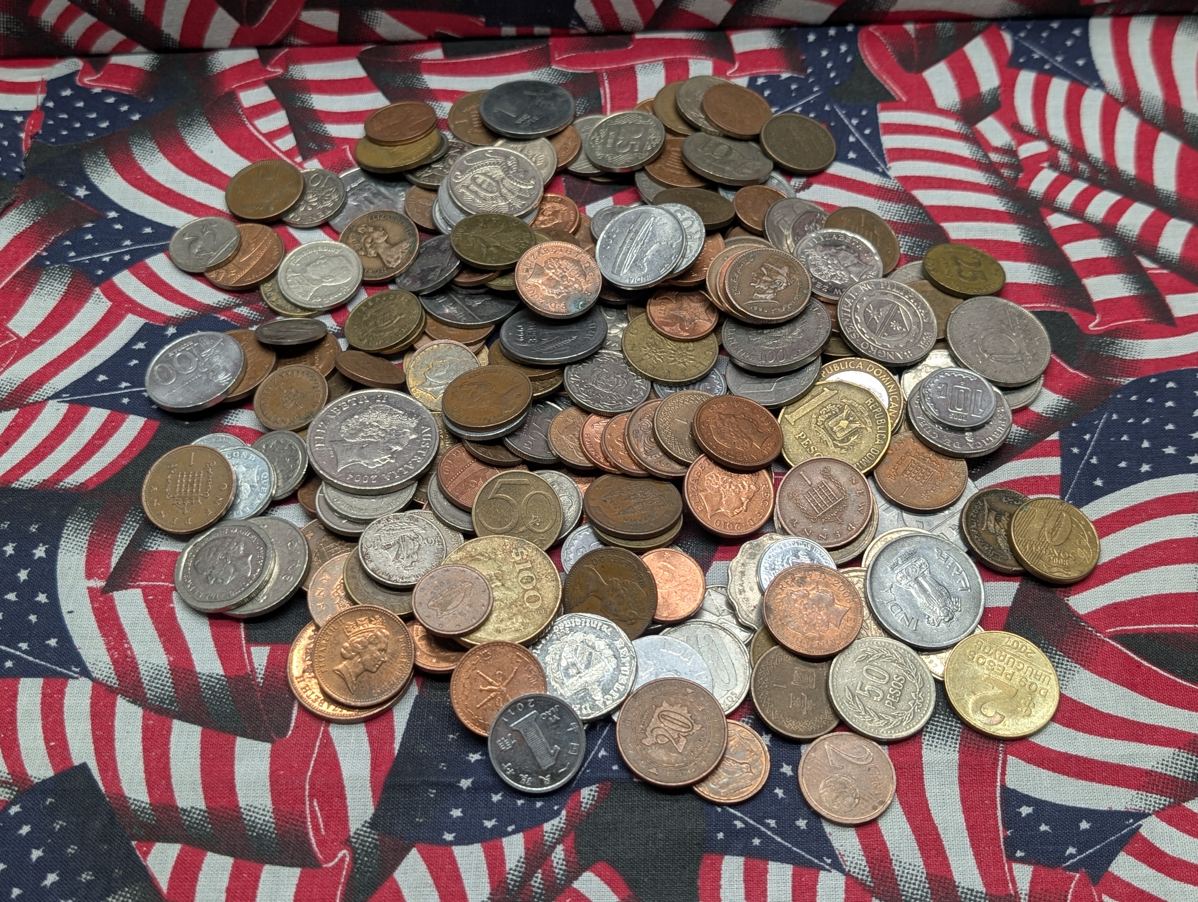 1.6 Lbs. of Various Vintage & Modern World Coins