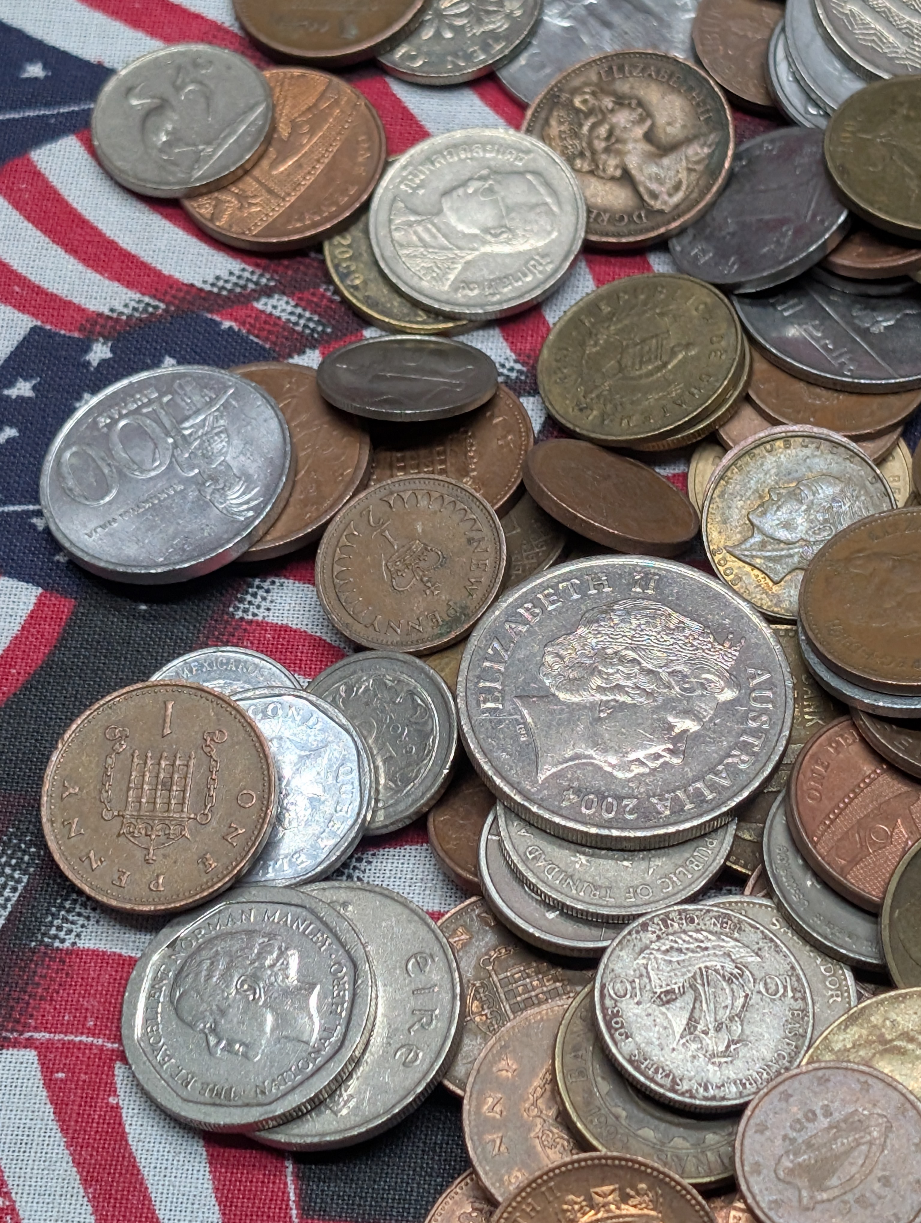 1.6 Lbs. of Various Vintage & Modern World Coins
