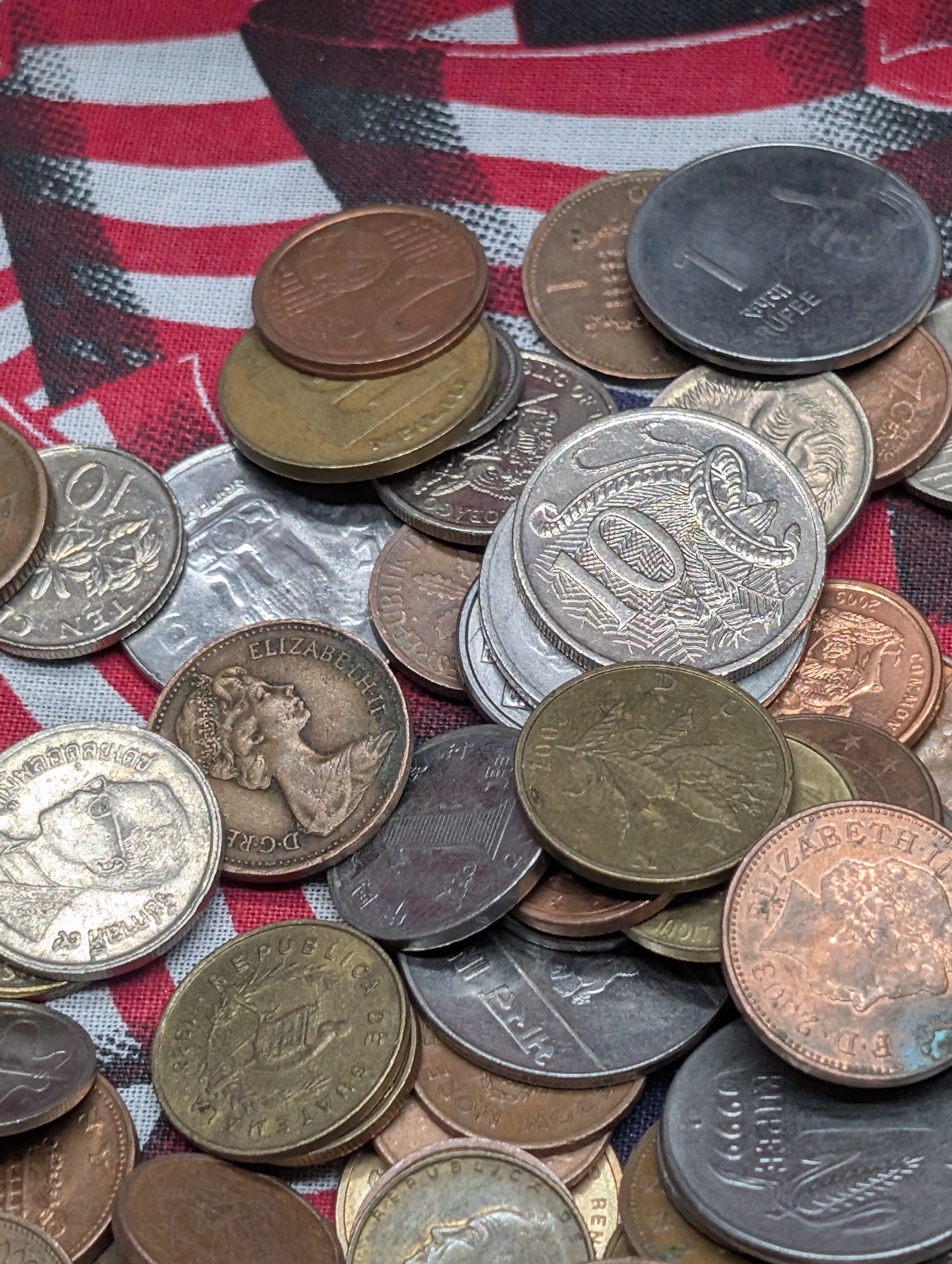 1.6 Lbs. of Various Vintage & Modern World Coins