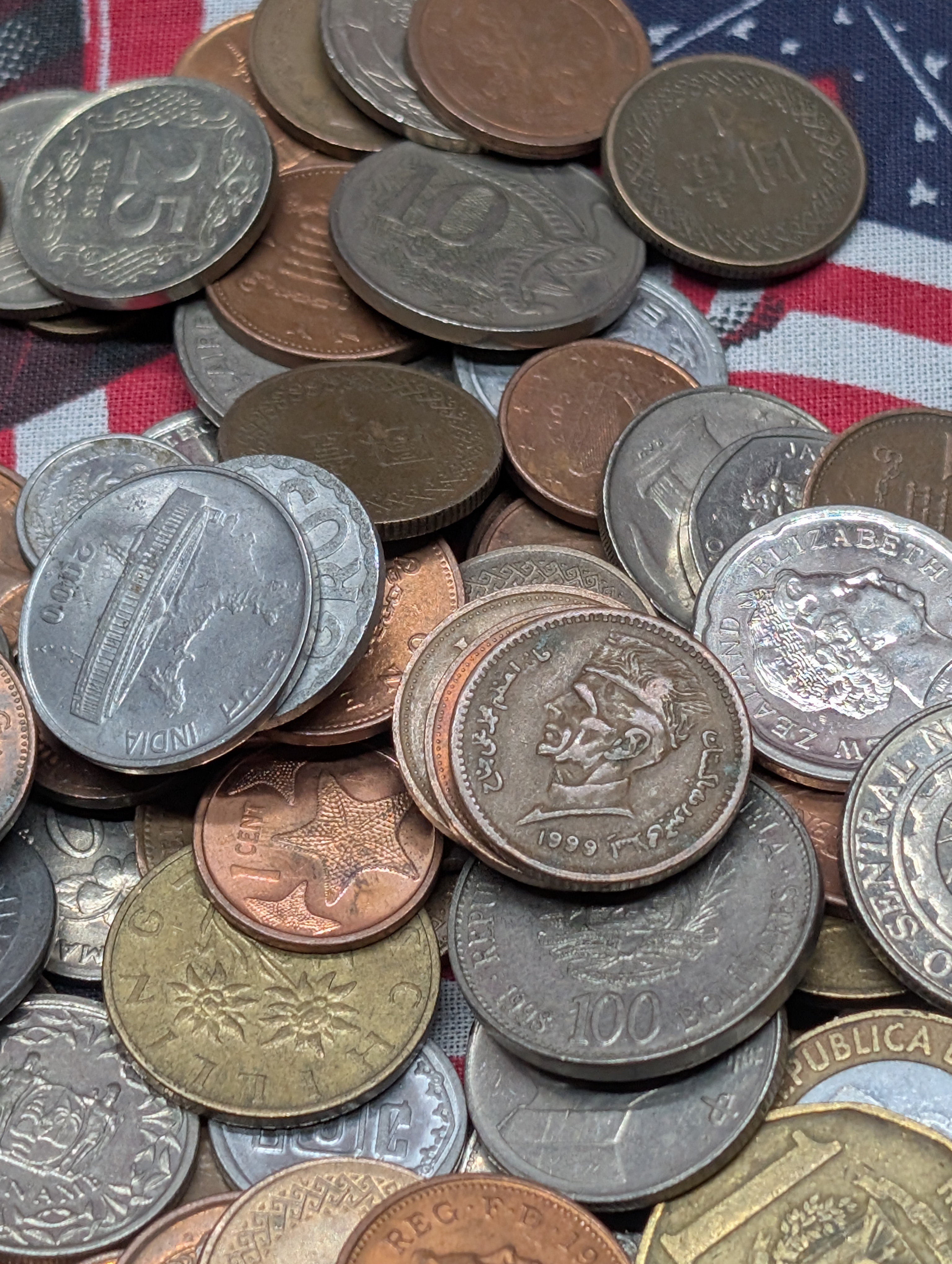 1.6 Lbs. of Various Vintage & Modern World Coins