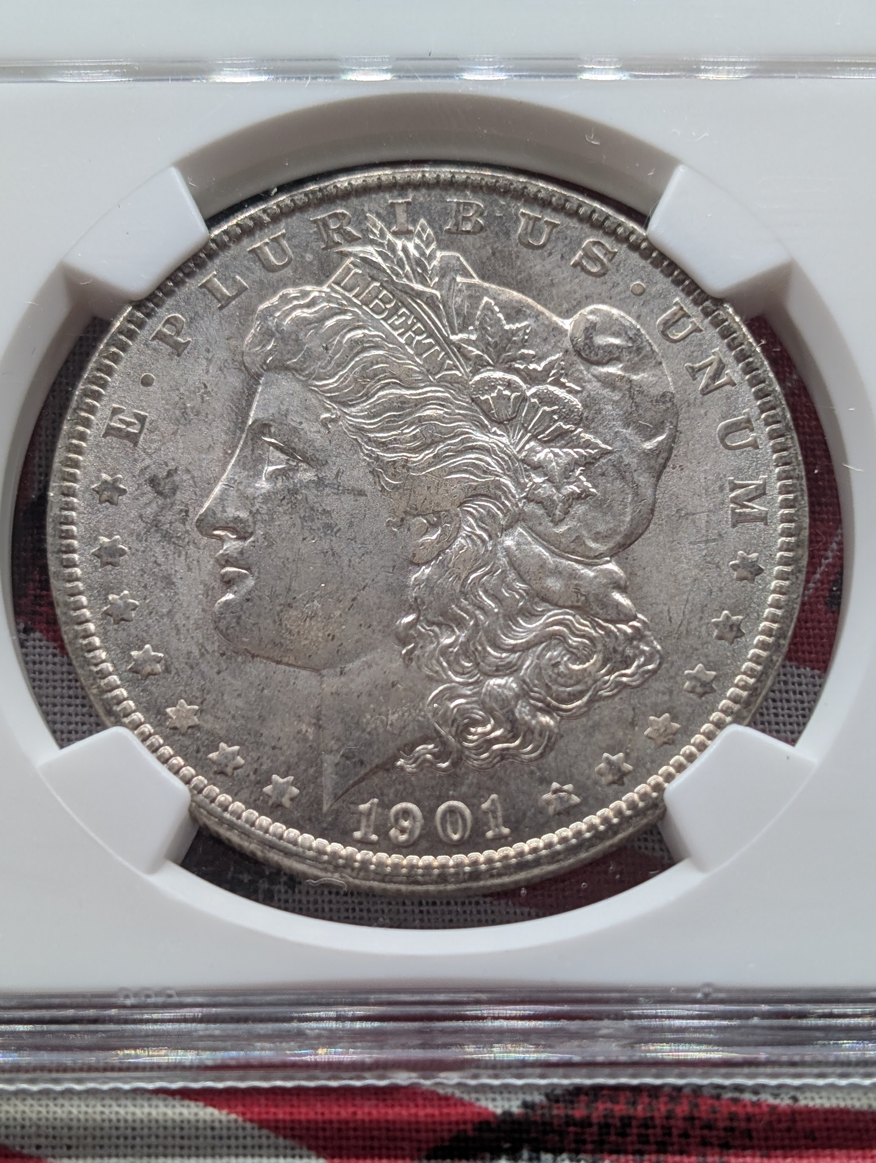 1901-O Morgan Silver Dollar - NGC MS63