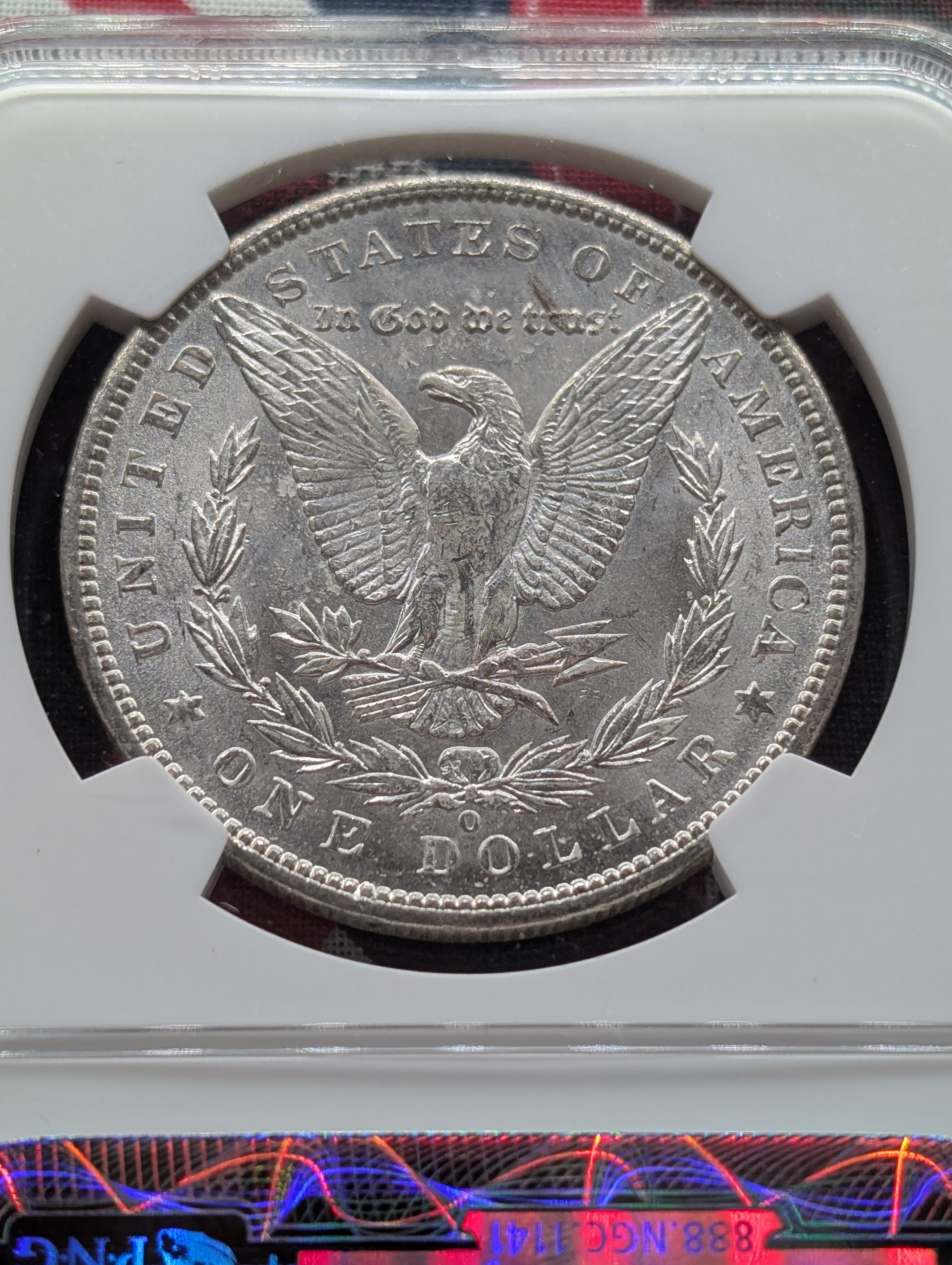 1901-O Morgan Silver Dollar - NGC MS63