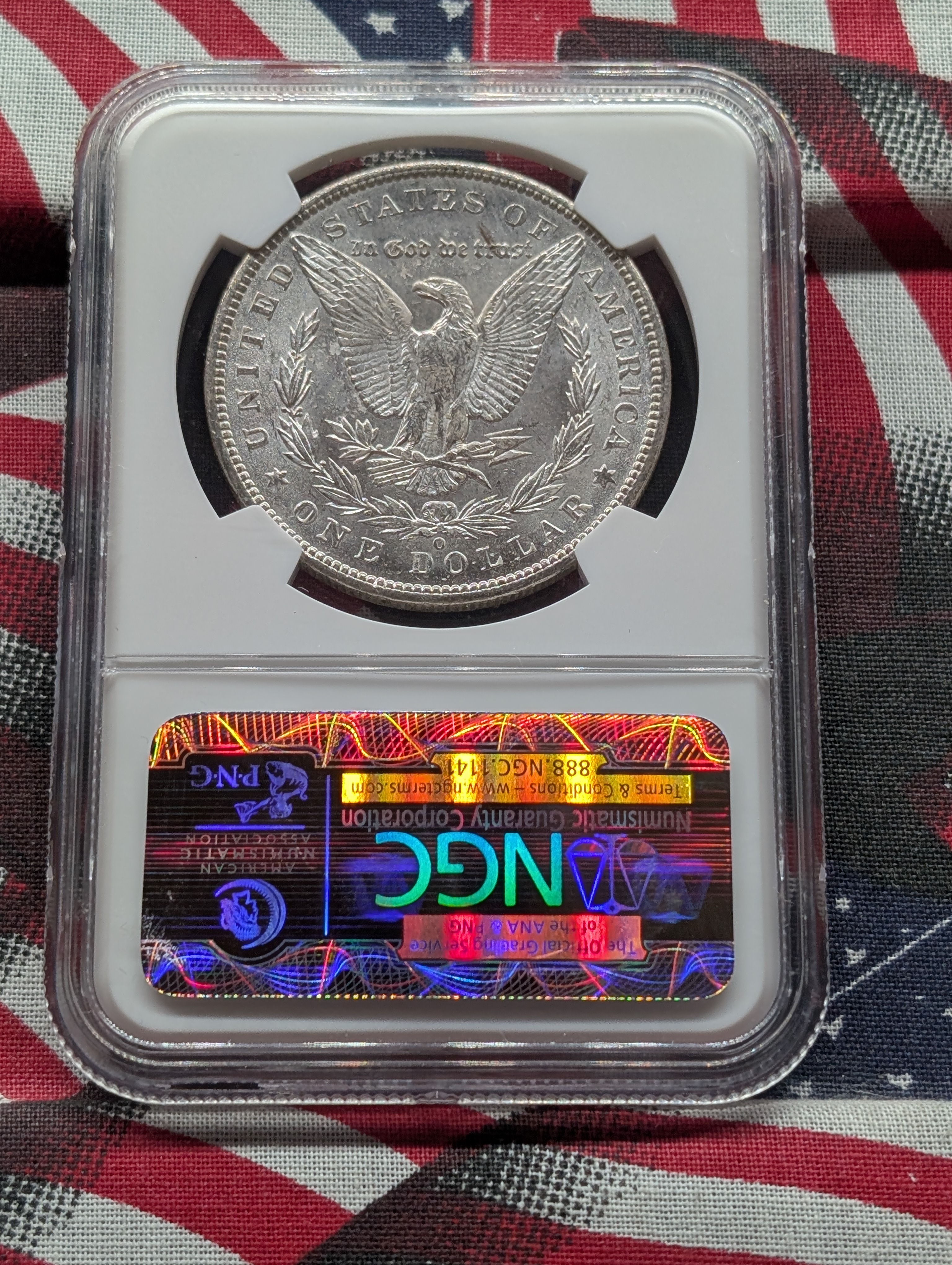 1901-O Morgan Silver Dollar - NGC MS63