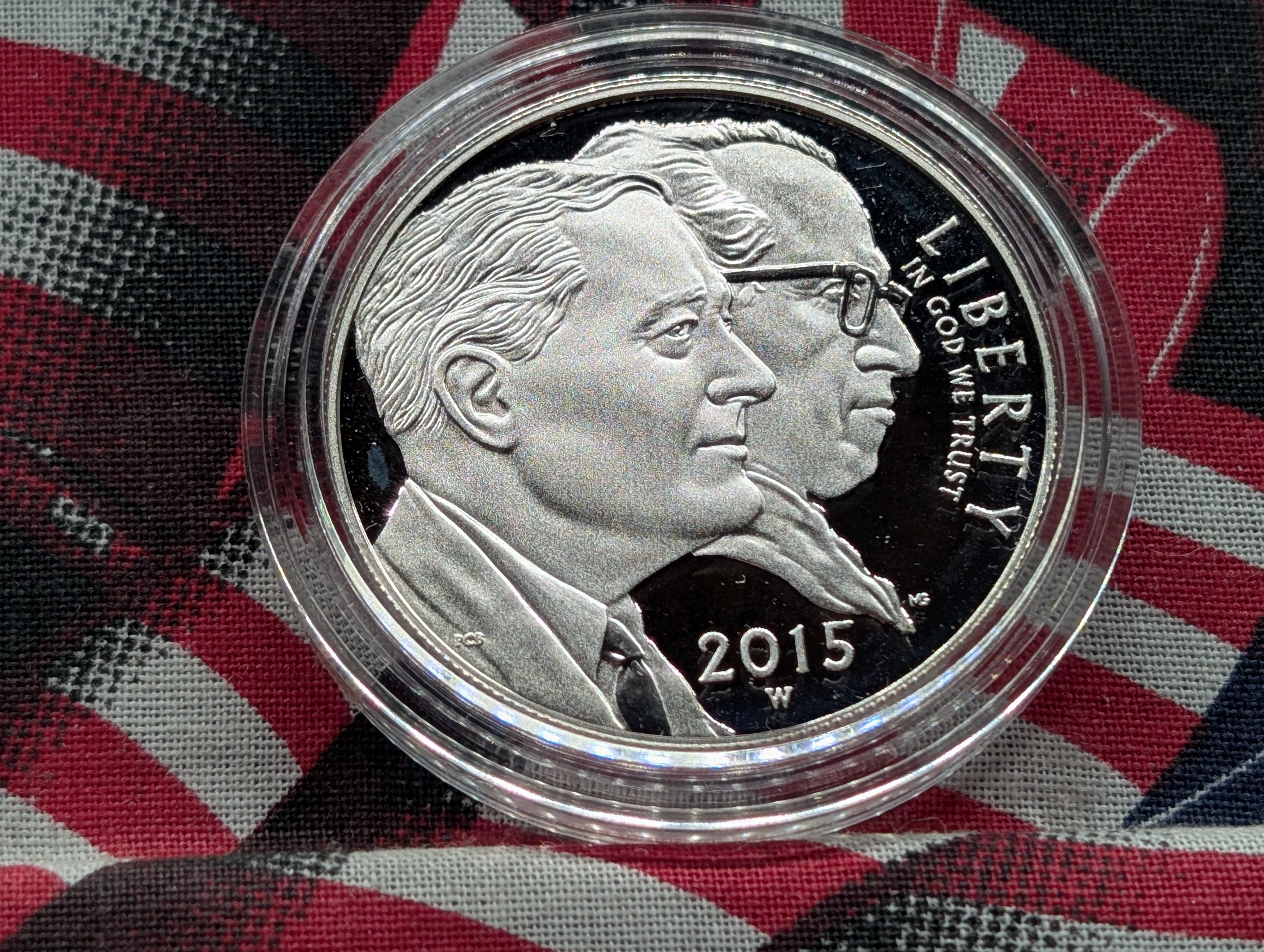 2015-W PROOF March of Dimes Commemorative Silver Dollar in Government Capsule