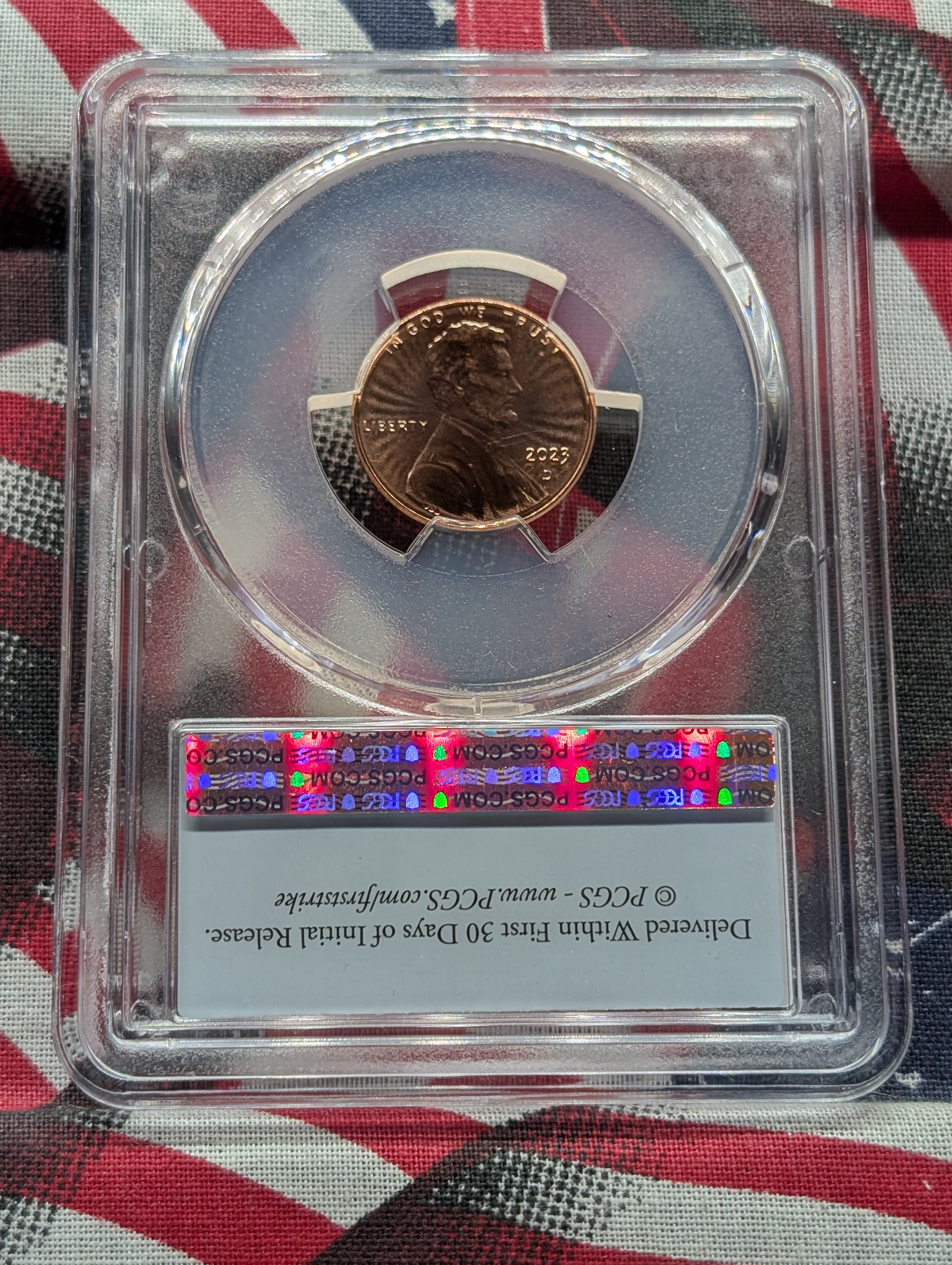 2023-D Lincoln Shield Cent - PCGS MS66 RD - First Strike