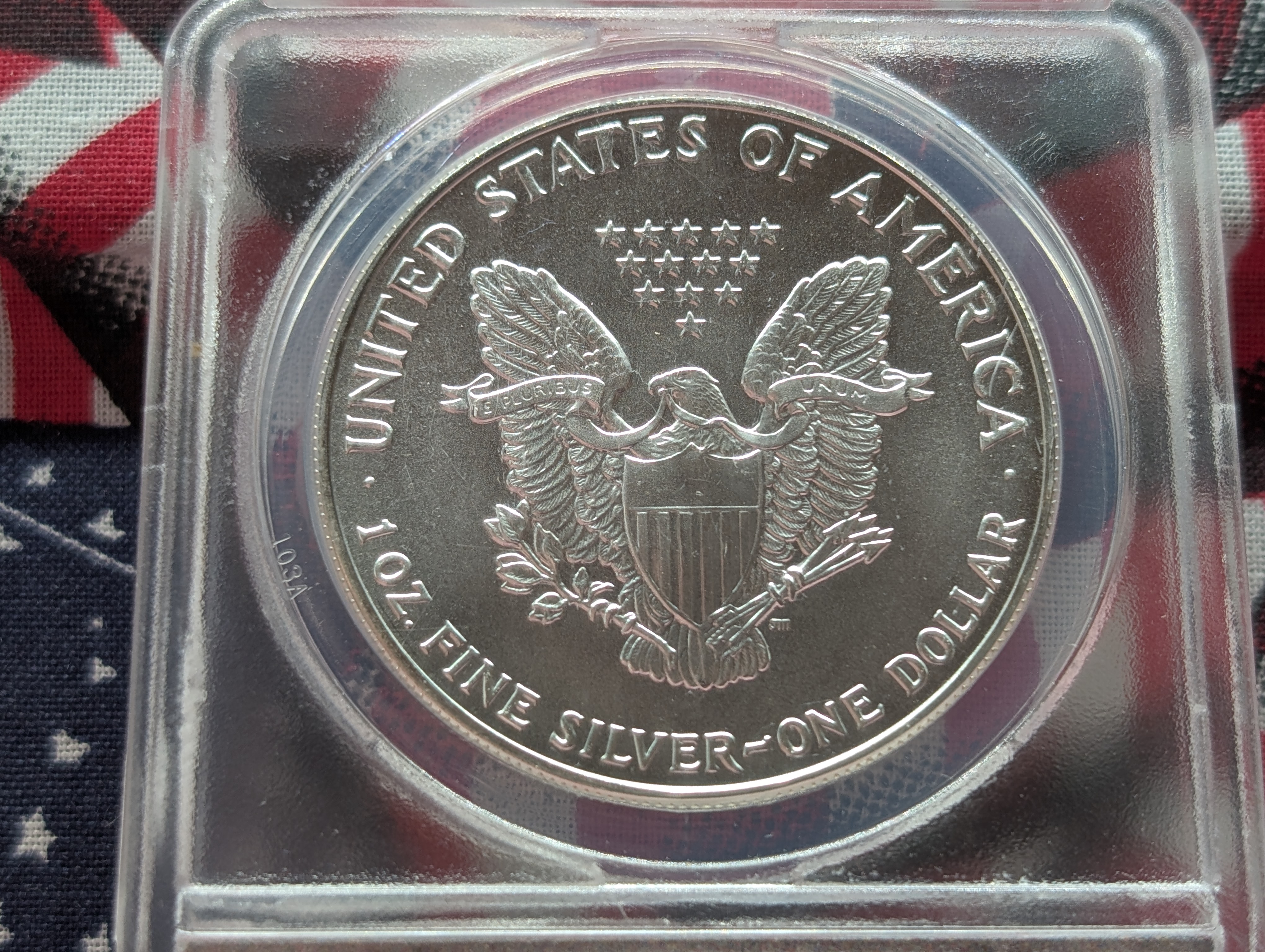 1992 American Silver Eagle .999 One Troy Ounce Fine Silver- ANACS Cert. MS70 - First Release - MIDWEST HOARD