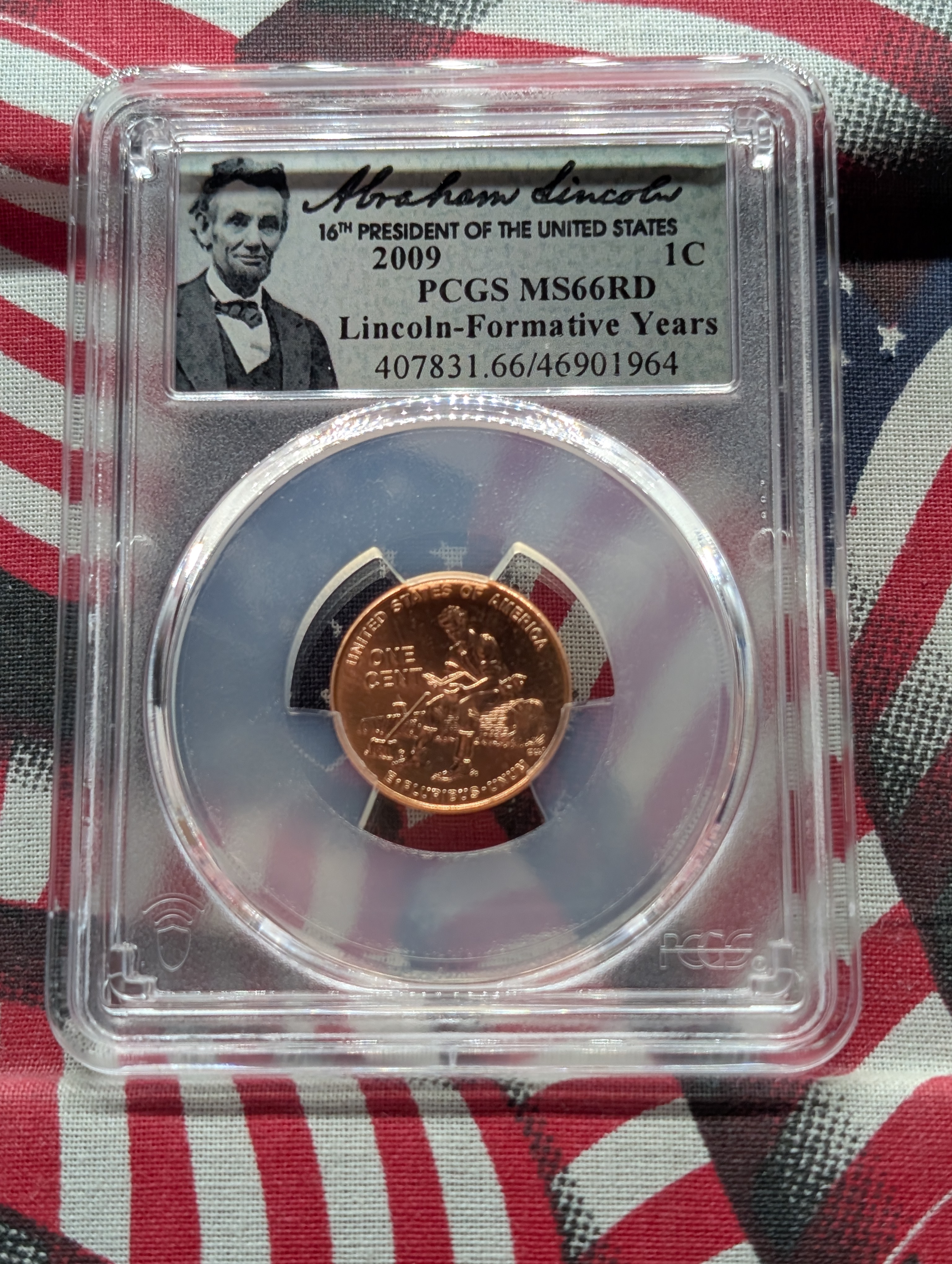 2009 Lincoln Formative Years Cent - PCGS MS66 RD