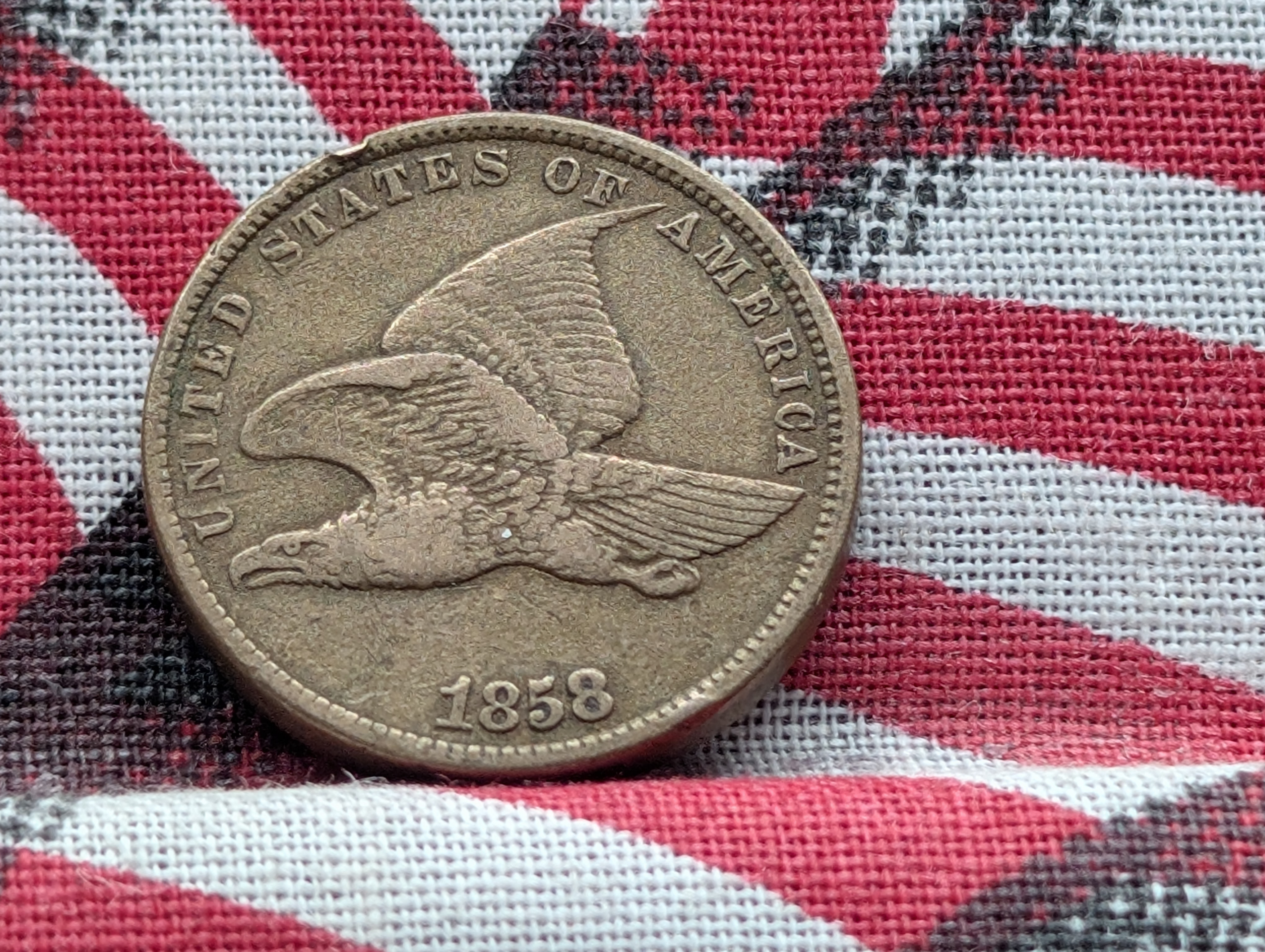1858 Flying Eagle Cent