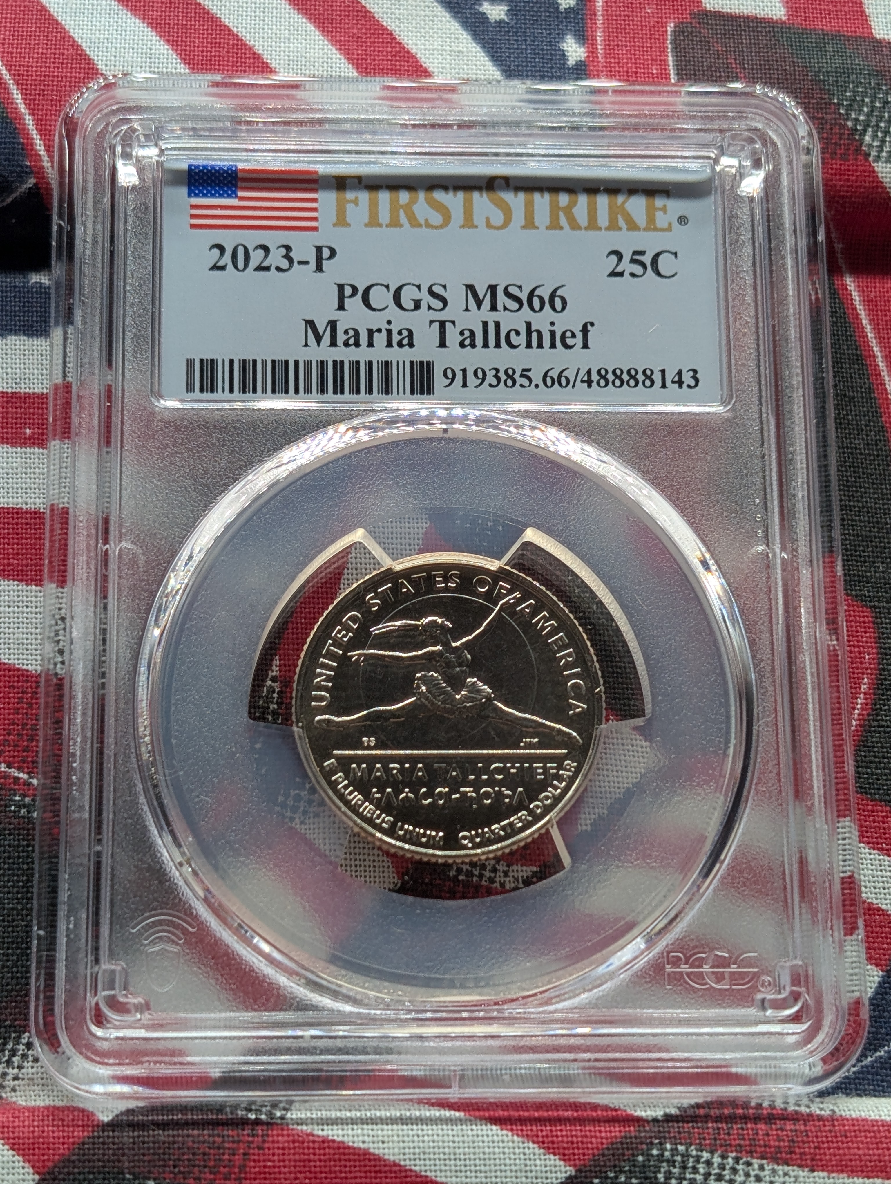 2023-P Maria Tallchief Quarter - PCGS MS66 - First Strike