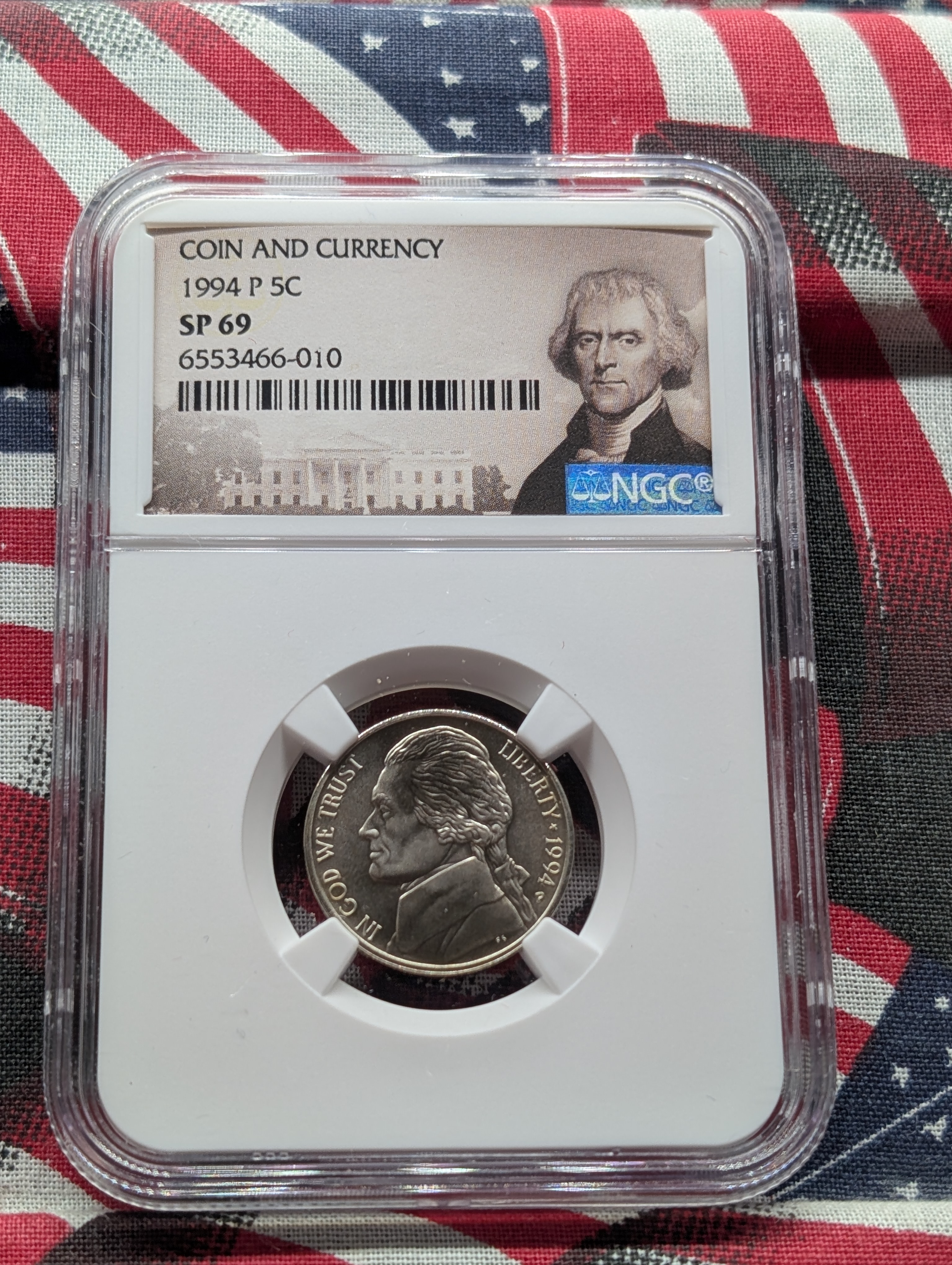 1994-P Jefferson Nickel - NGC SP69 - Coin & Currency