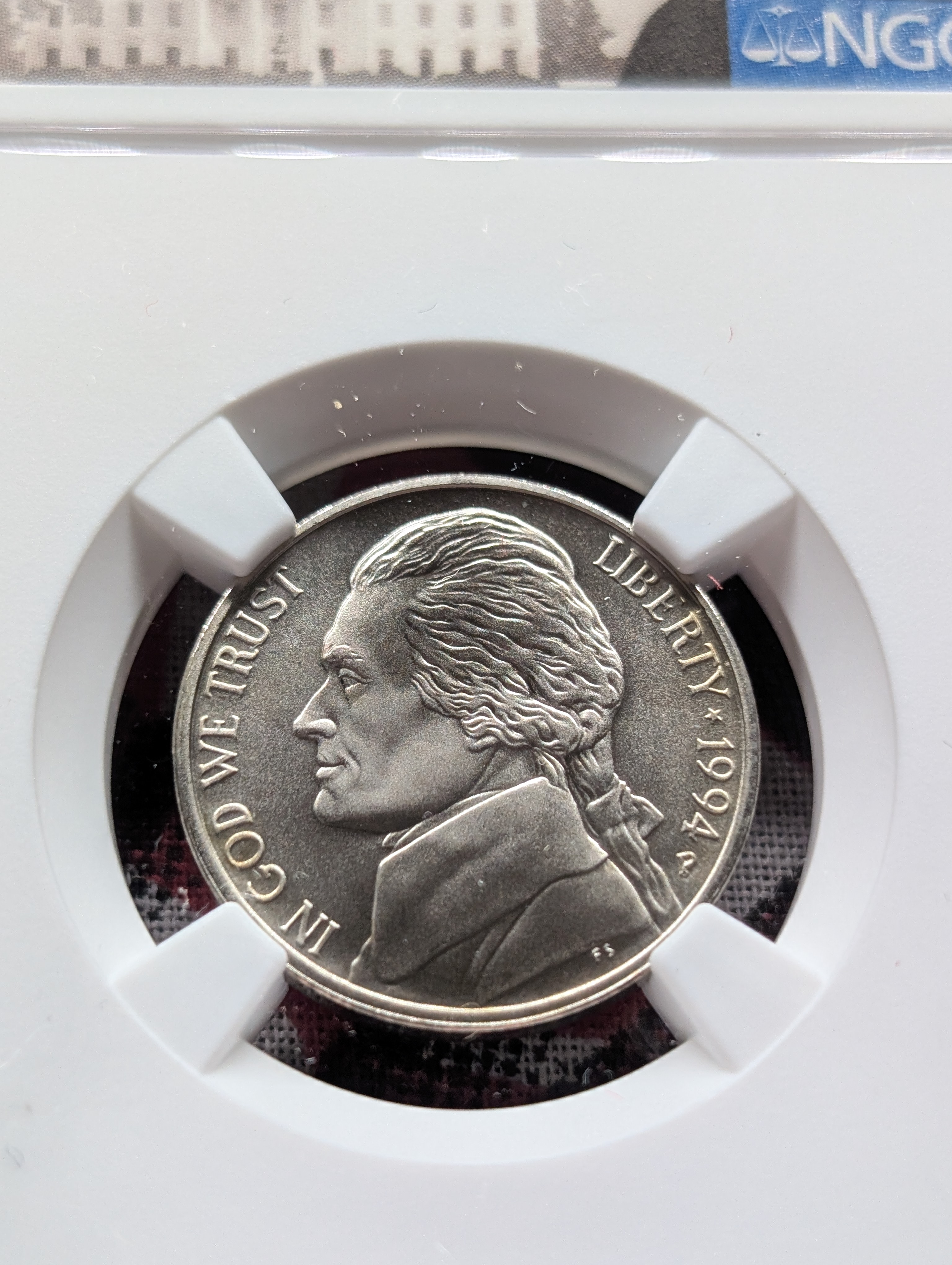1994-P Jefferson Nickel - NGC SP69 - Coin & Currency