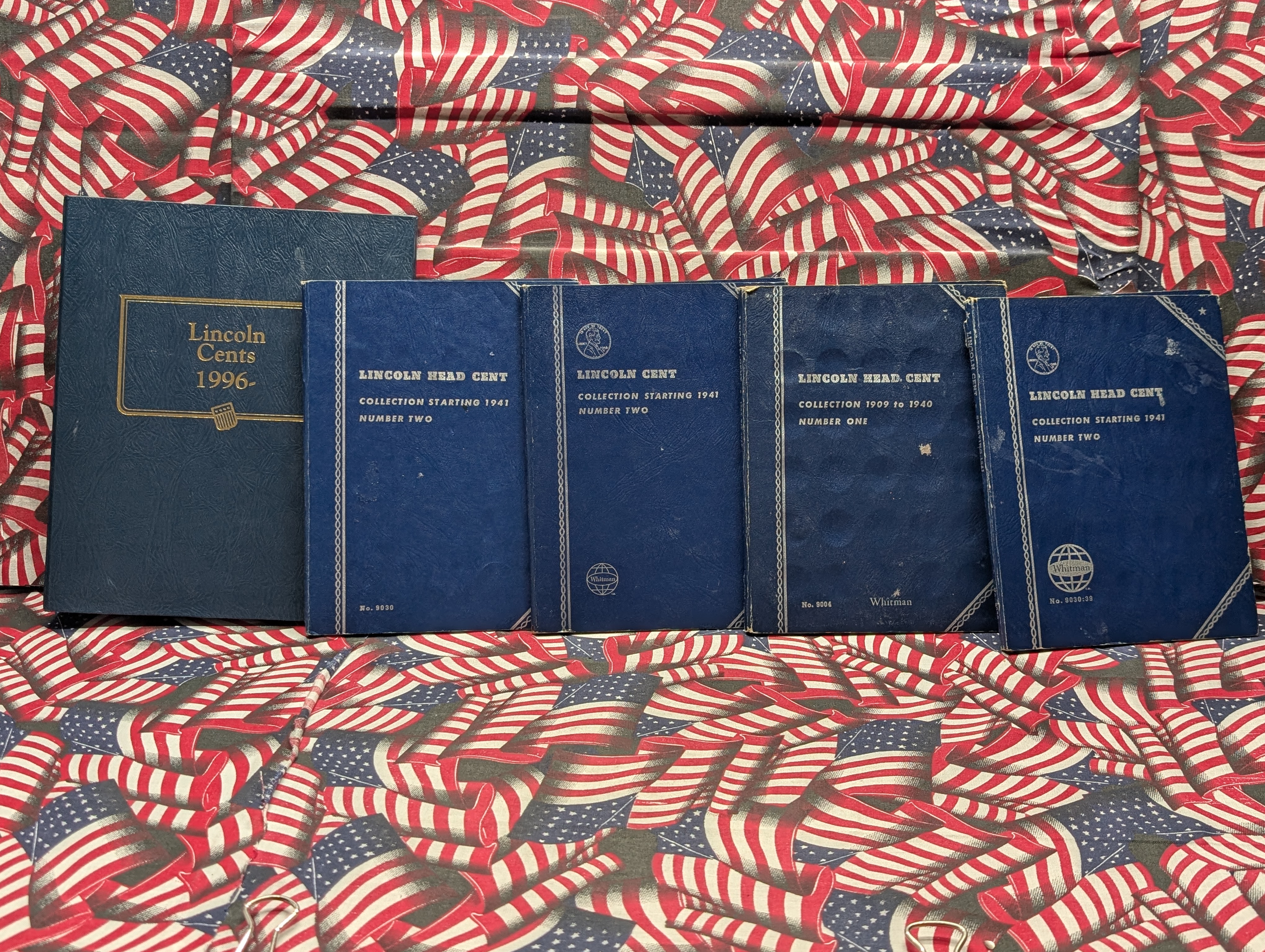 Partial 1909-2011 Lincoln Cent Collection in 5 Whitman Albums