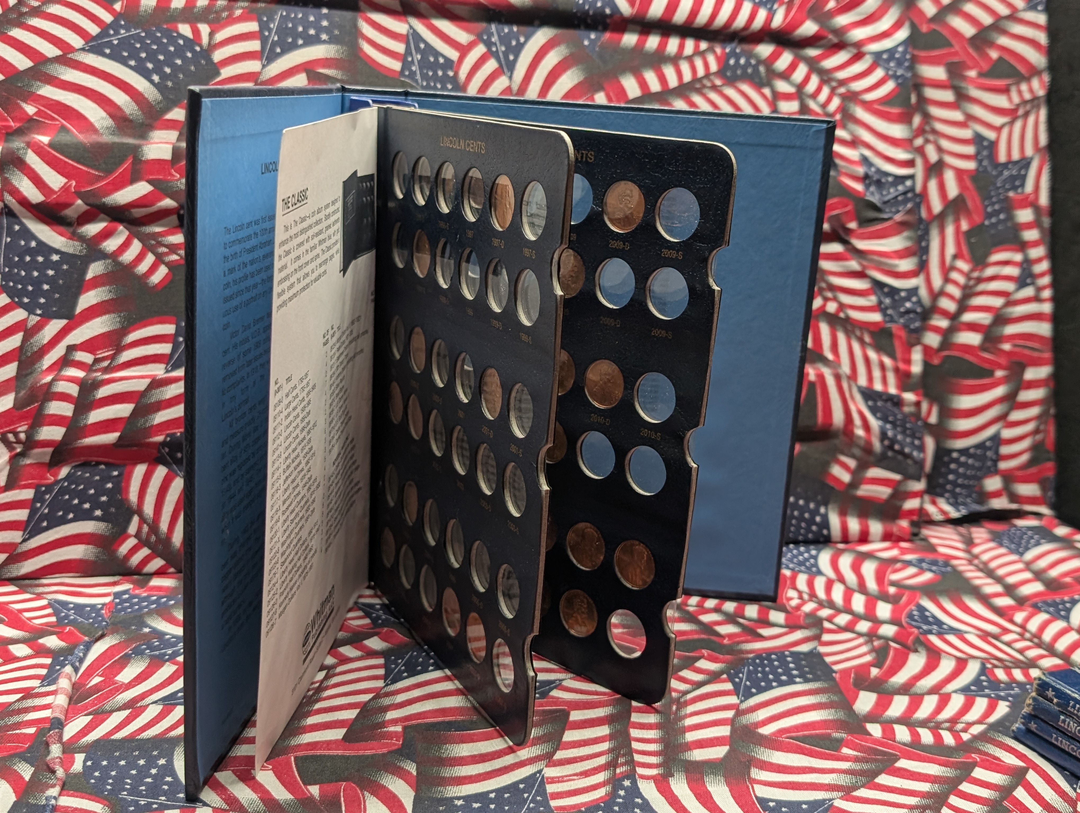 Partial 1909-2011 Lincoln Cent Collection in 5 Whitman Albums