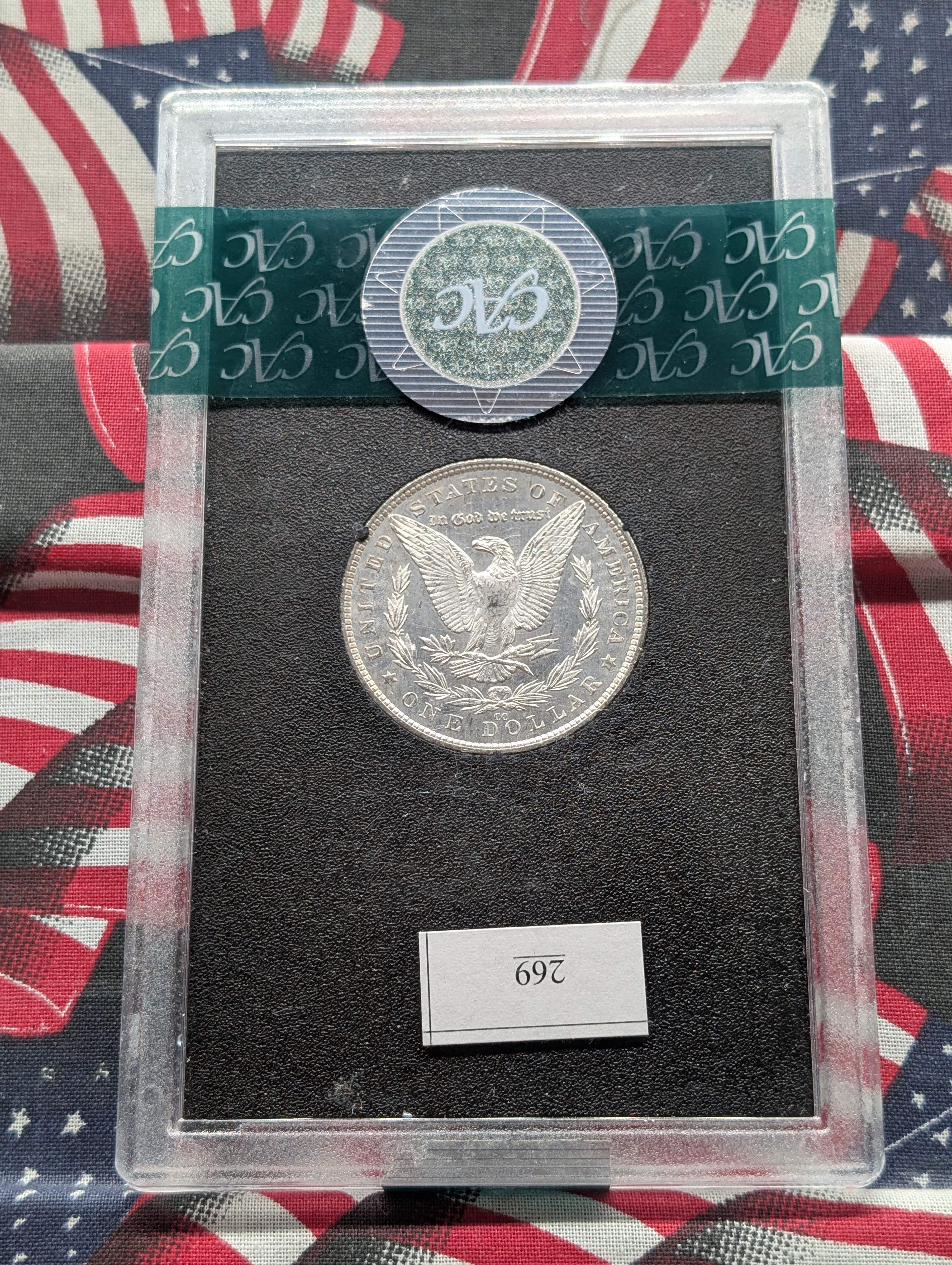 1882-CC Morgan Silver Dollar - CAC Cert. MS63 - GSA Treasure