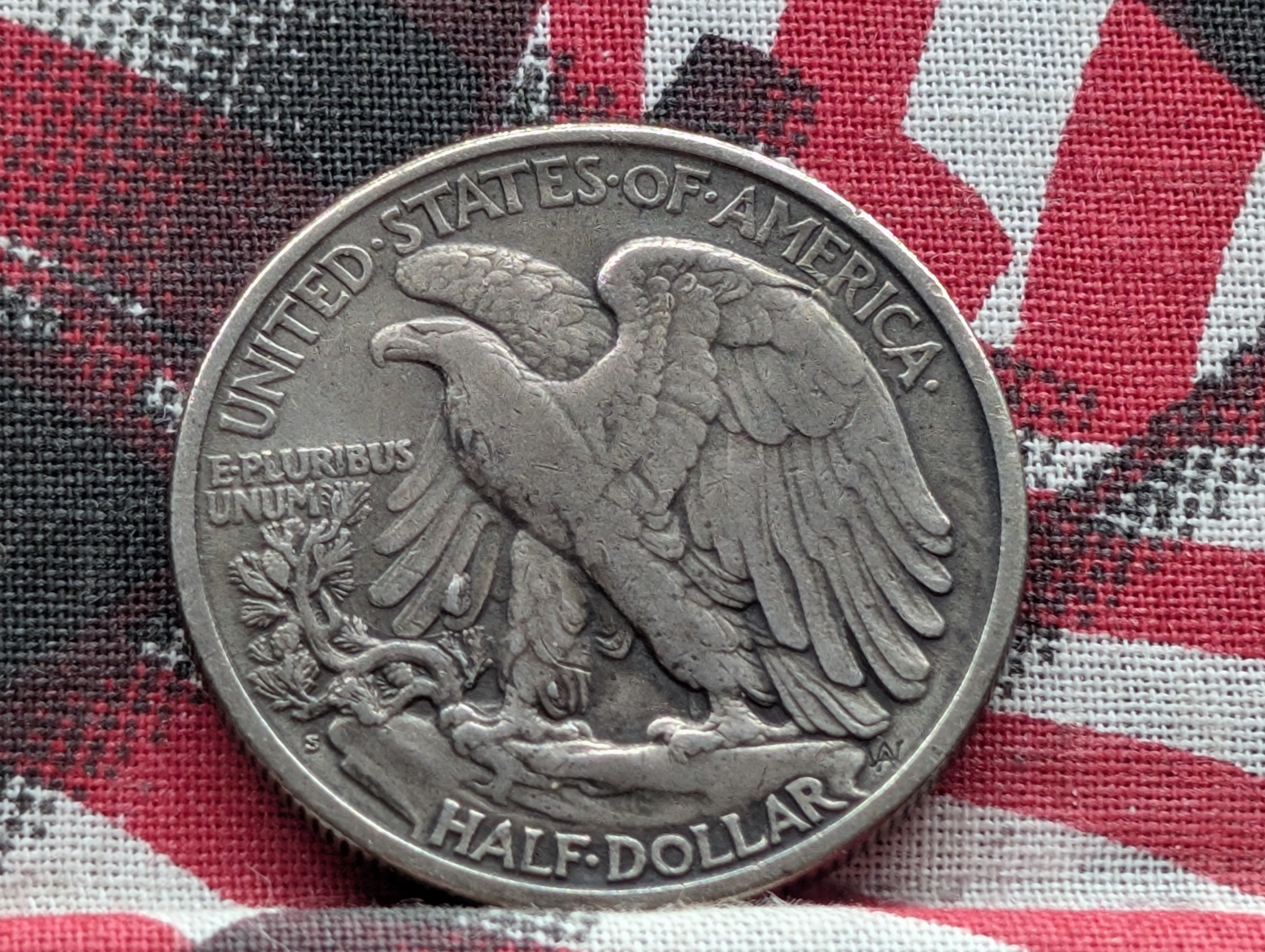 1919-S Walking Liberty 90% Silver Half Dollar