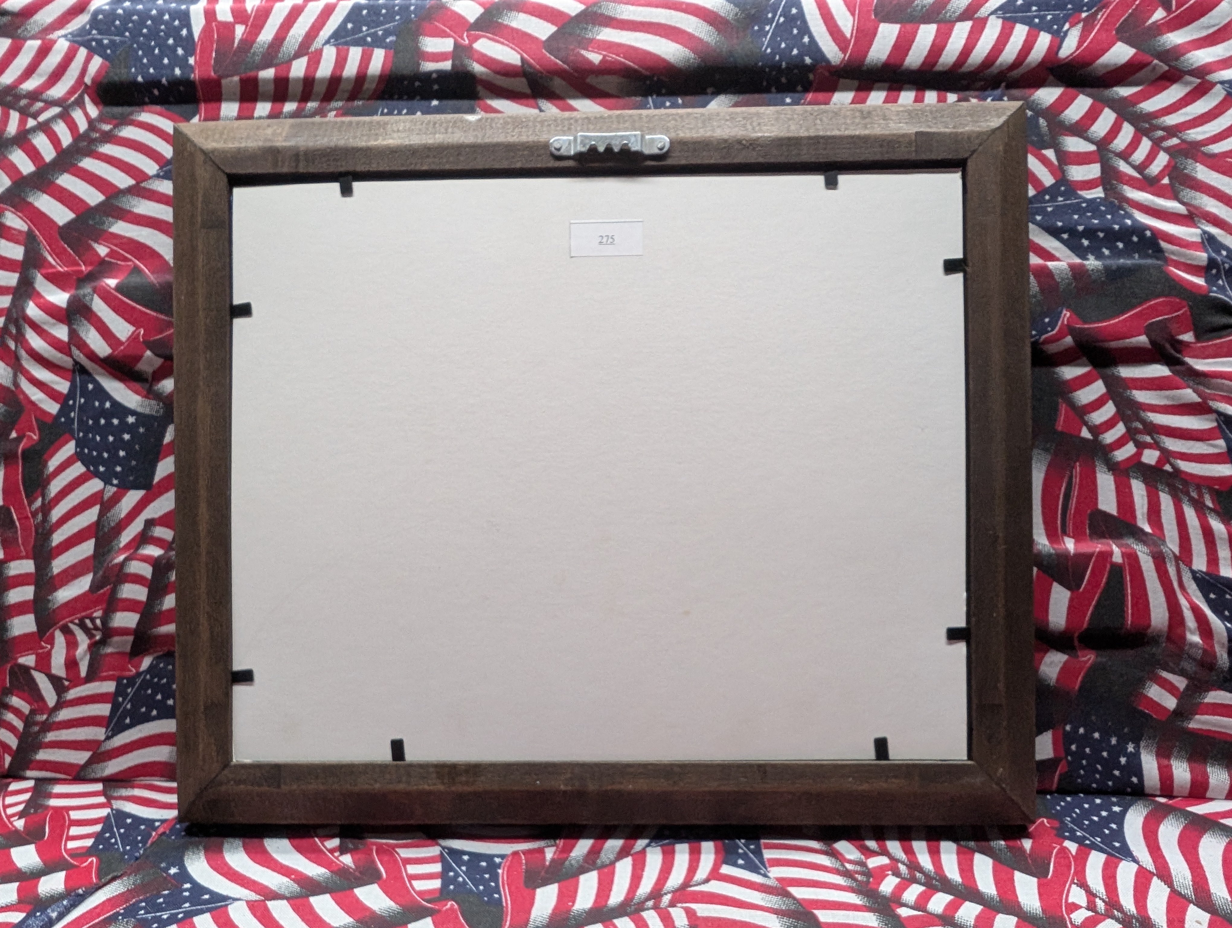 1960's & 1970's Presidential Stamp & Coin Collection in Display Frame w/ COA - Includes Silver Half Dollar