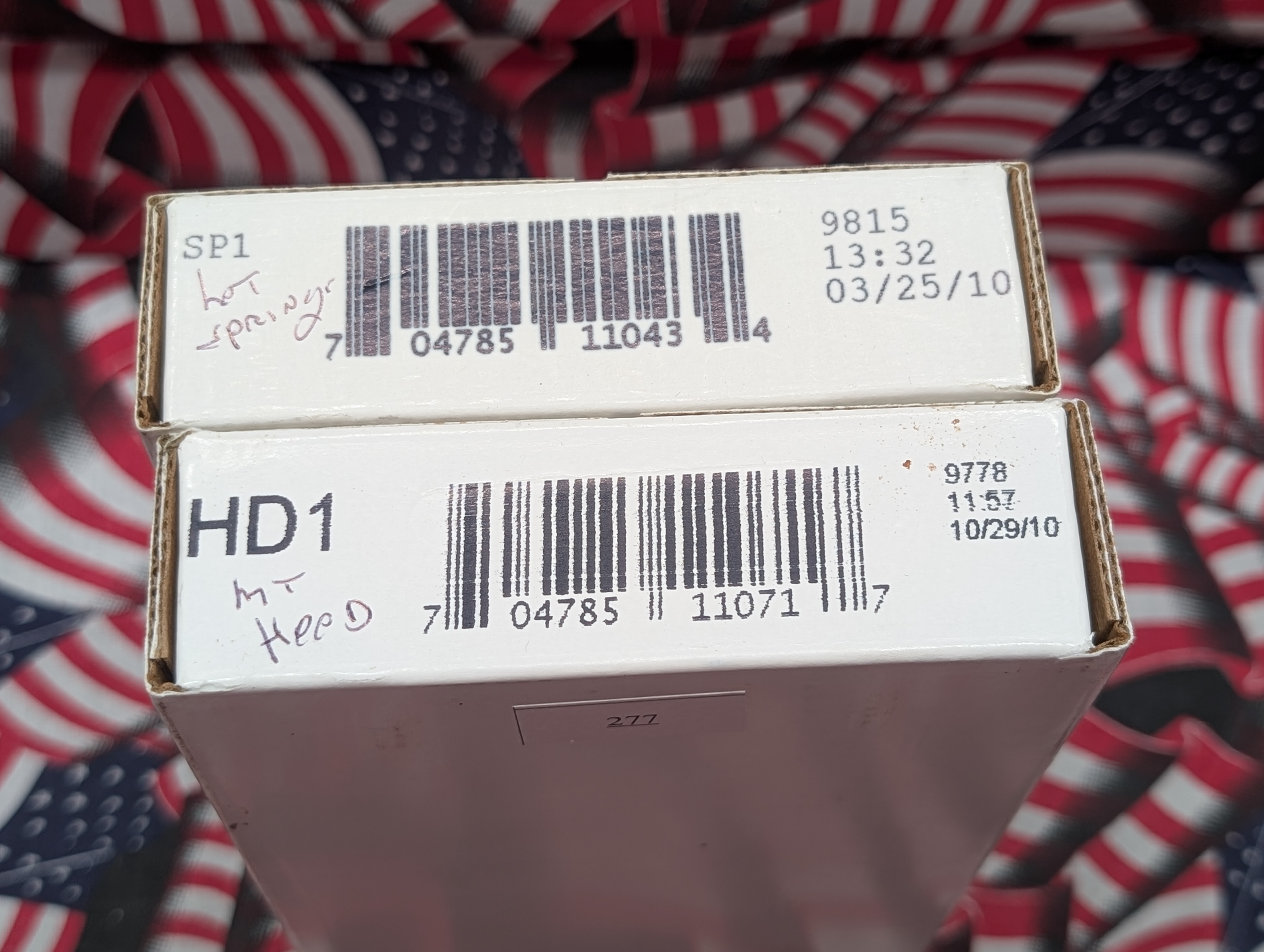 U.S. Mint Rolls of 2010-P&D Hot Springs & Mount Hood Forest - National Park Quarters in Sealed OGP (2 PCS - 4 Rolls)