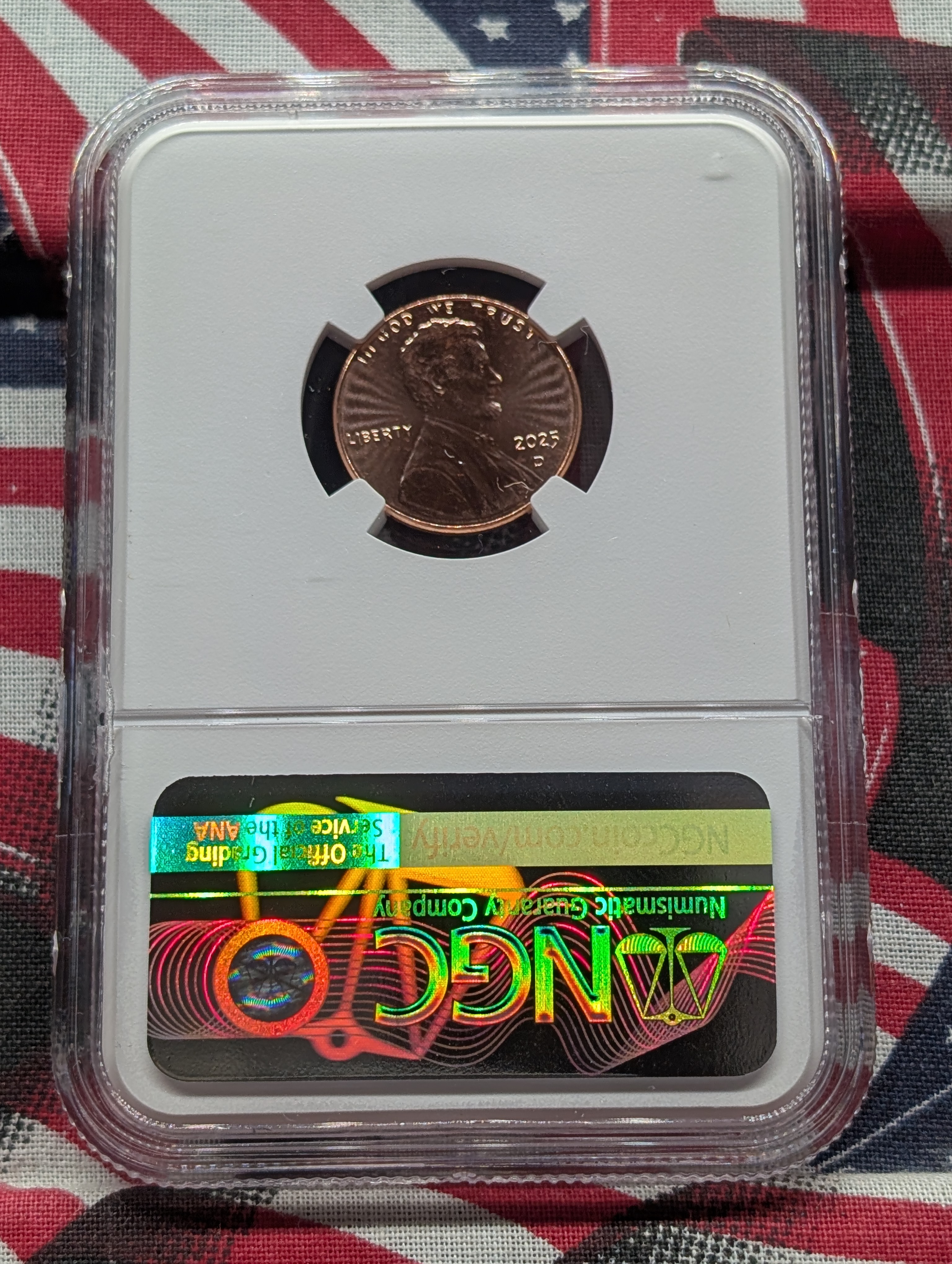 2025-D Lincoln Shield Cent - NGC MS68 RD