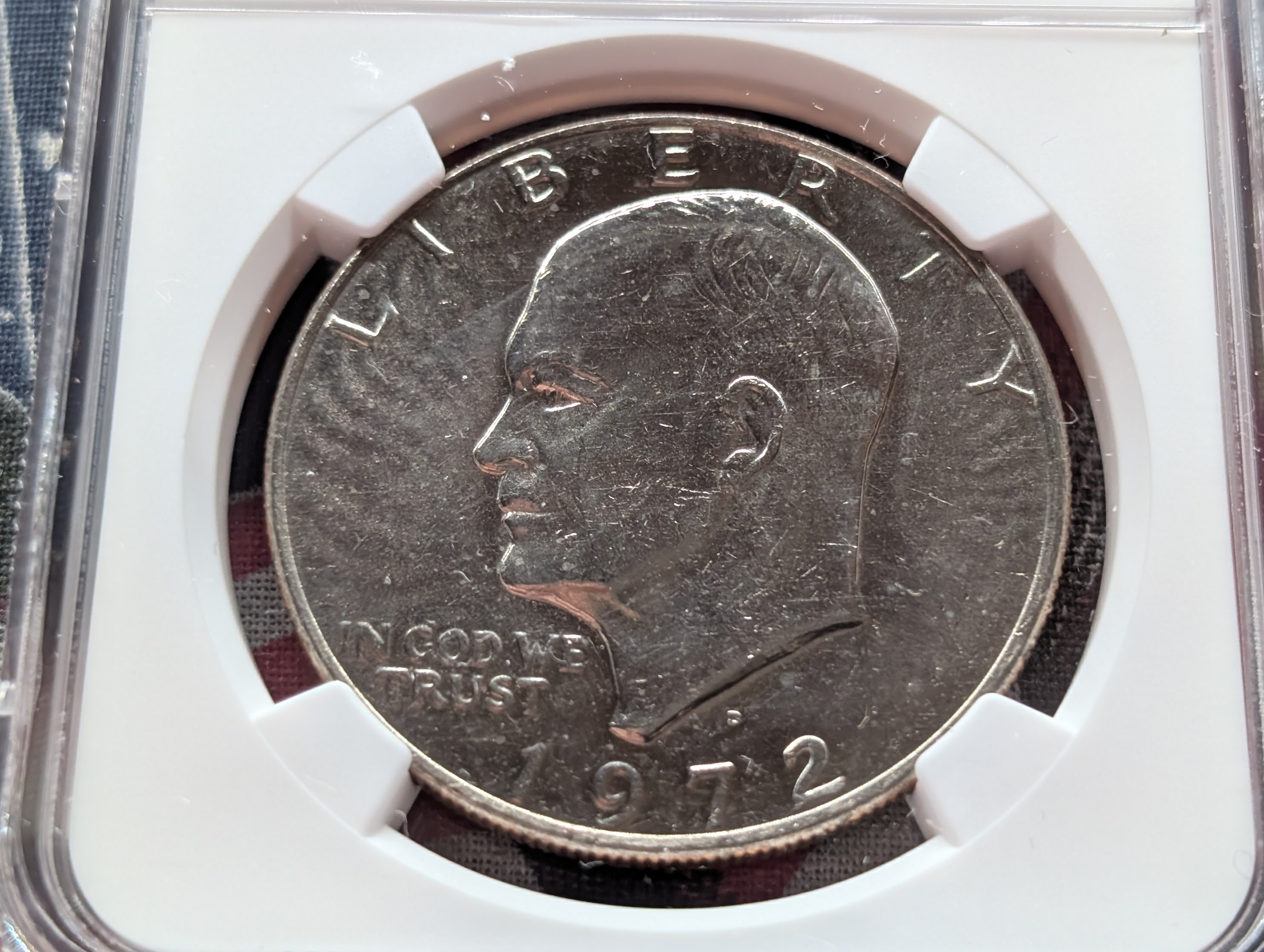 1972-D Eisenhower Dollar - NGC MS65