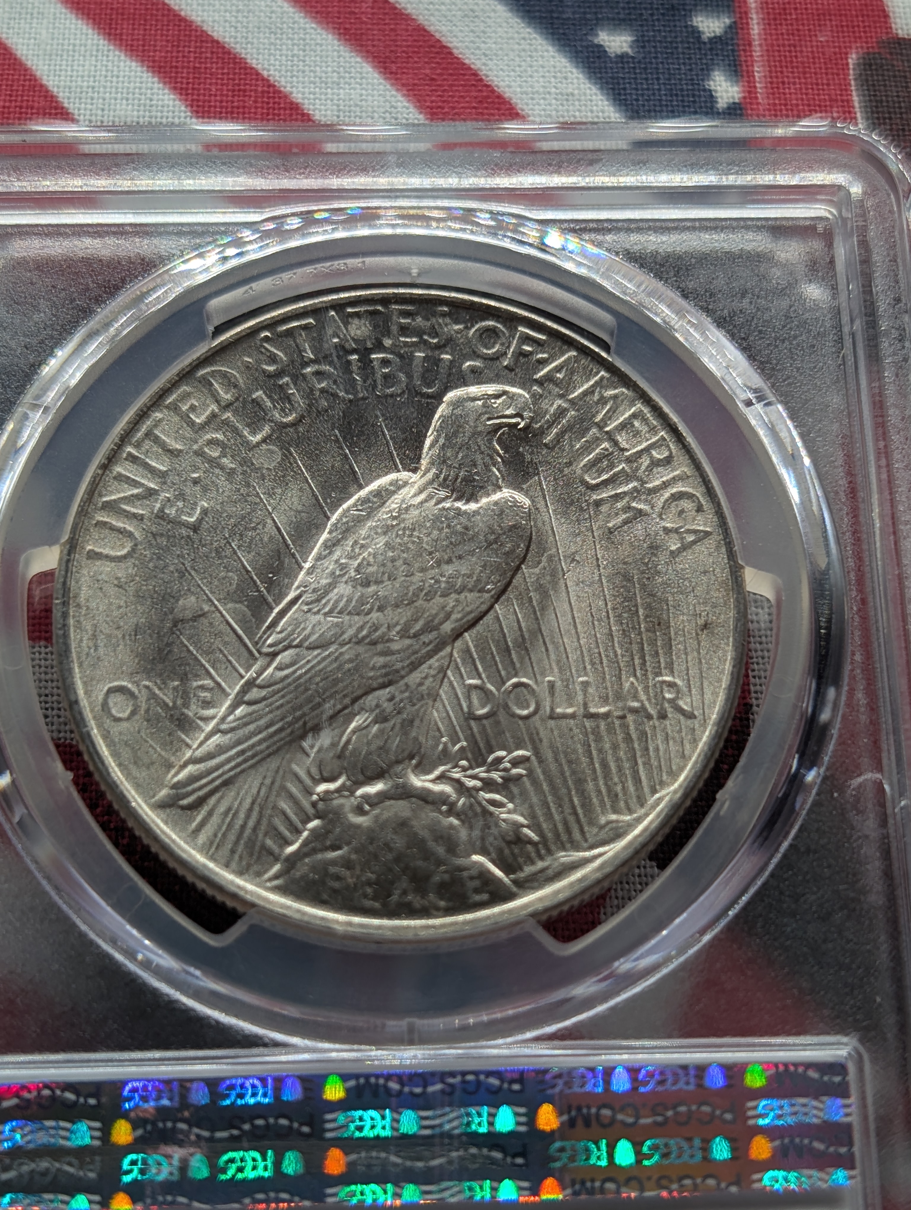 1922 Peace 90% Silver Dollar - PCGS MS62