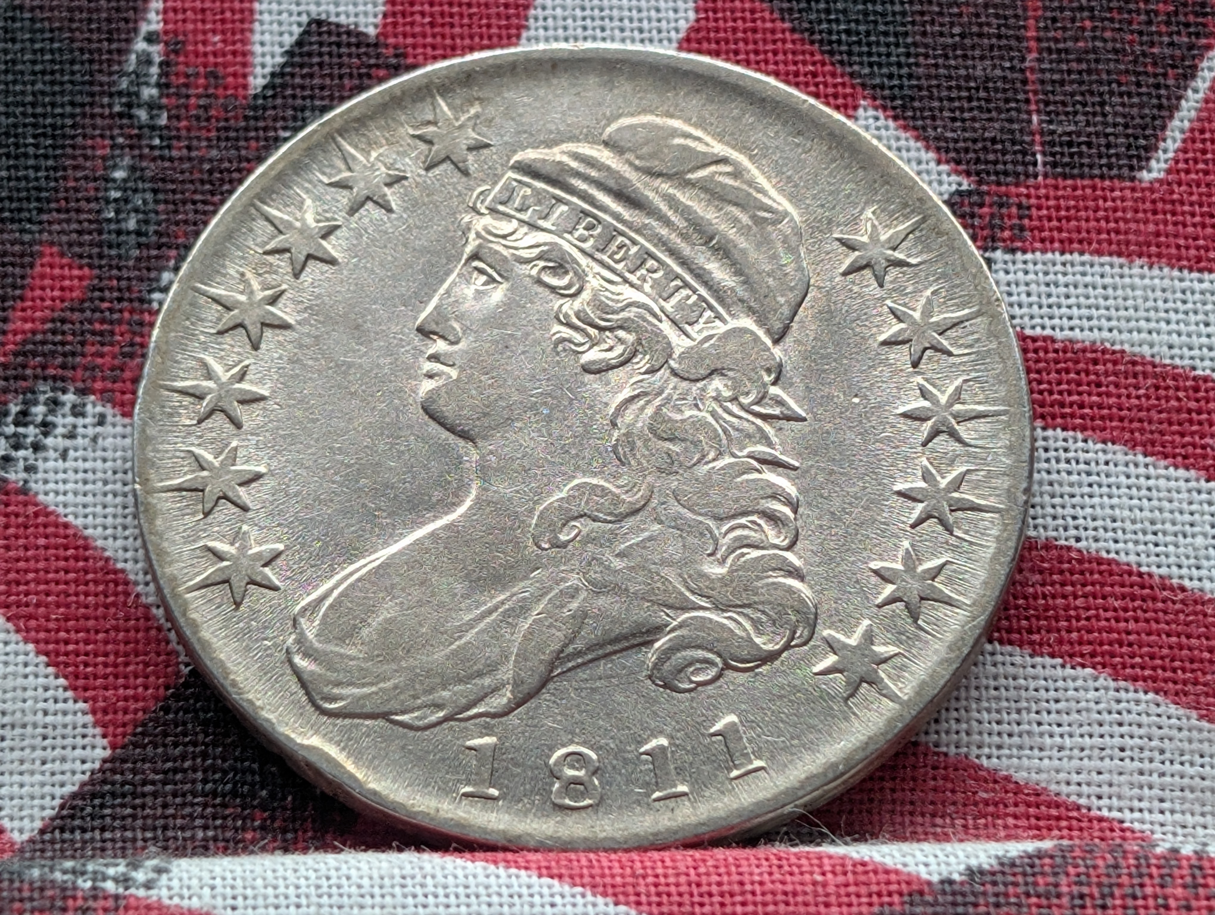 1811 Capped Bust Silver Half Dollar