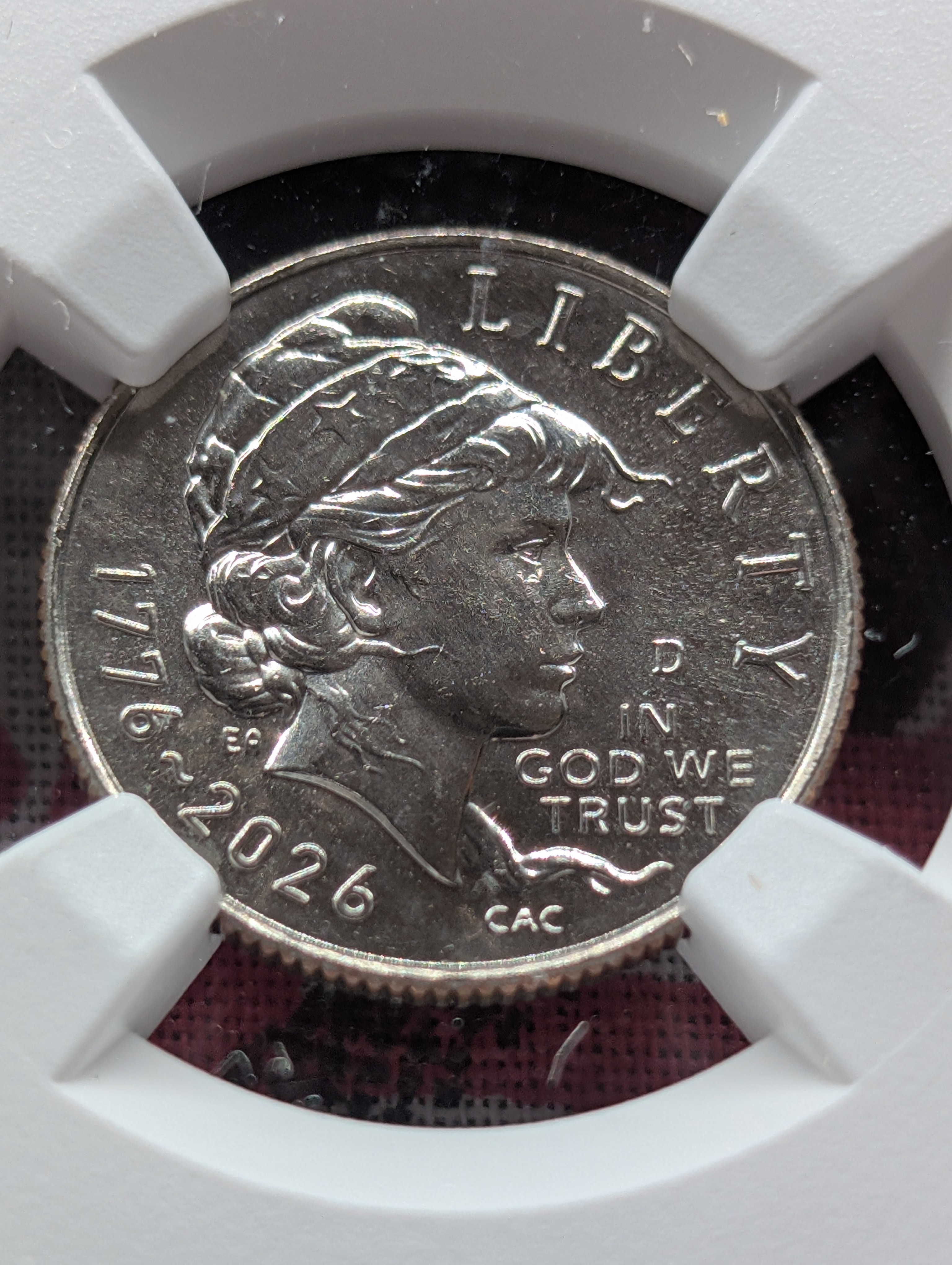 1776-2026-D Emerging Liberty Dime - NGC MS67