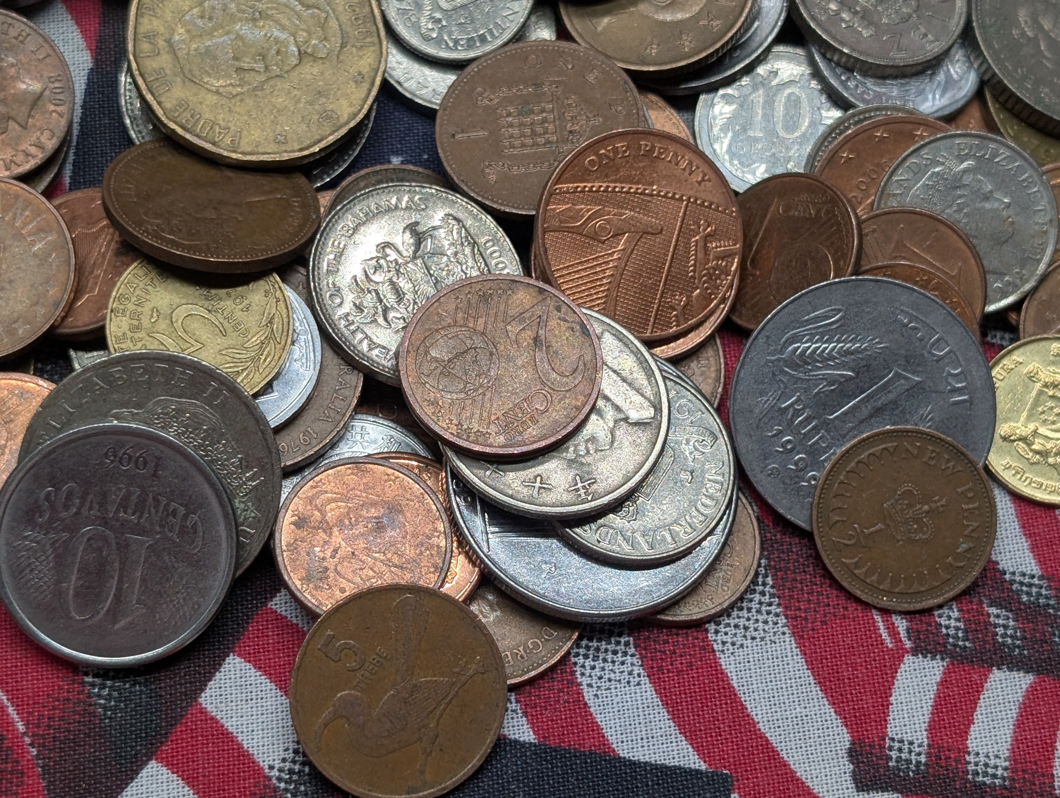 1.4 Lbs. of Various Vintage & Modern World Coins