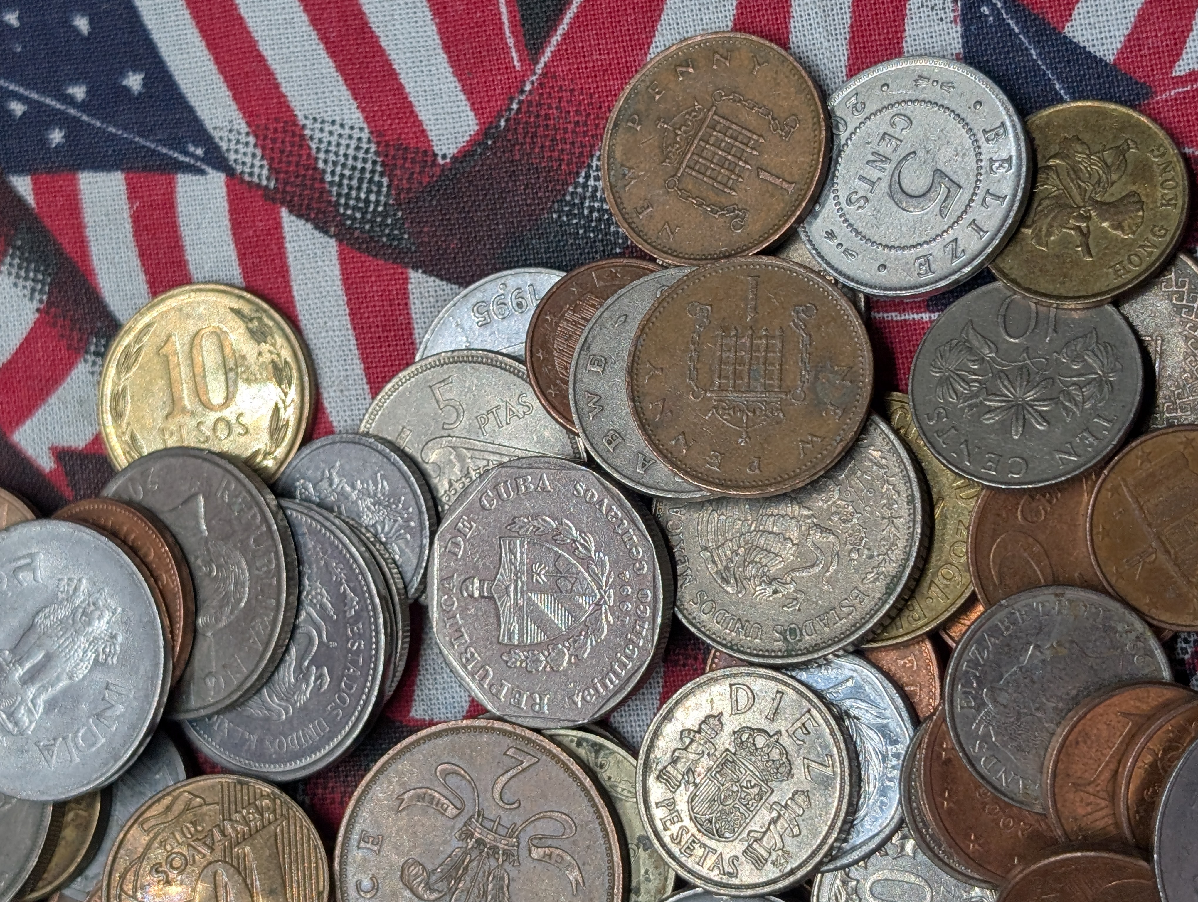 1.4 Lbs. of Various Vintage & Modern World Coins