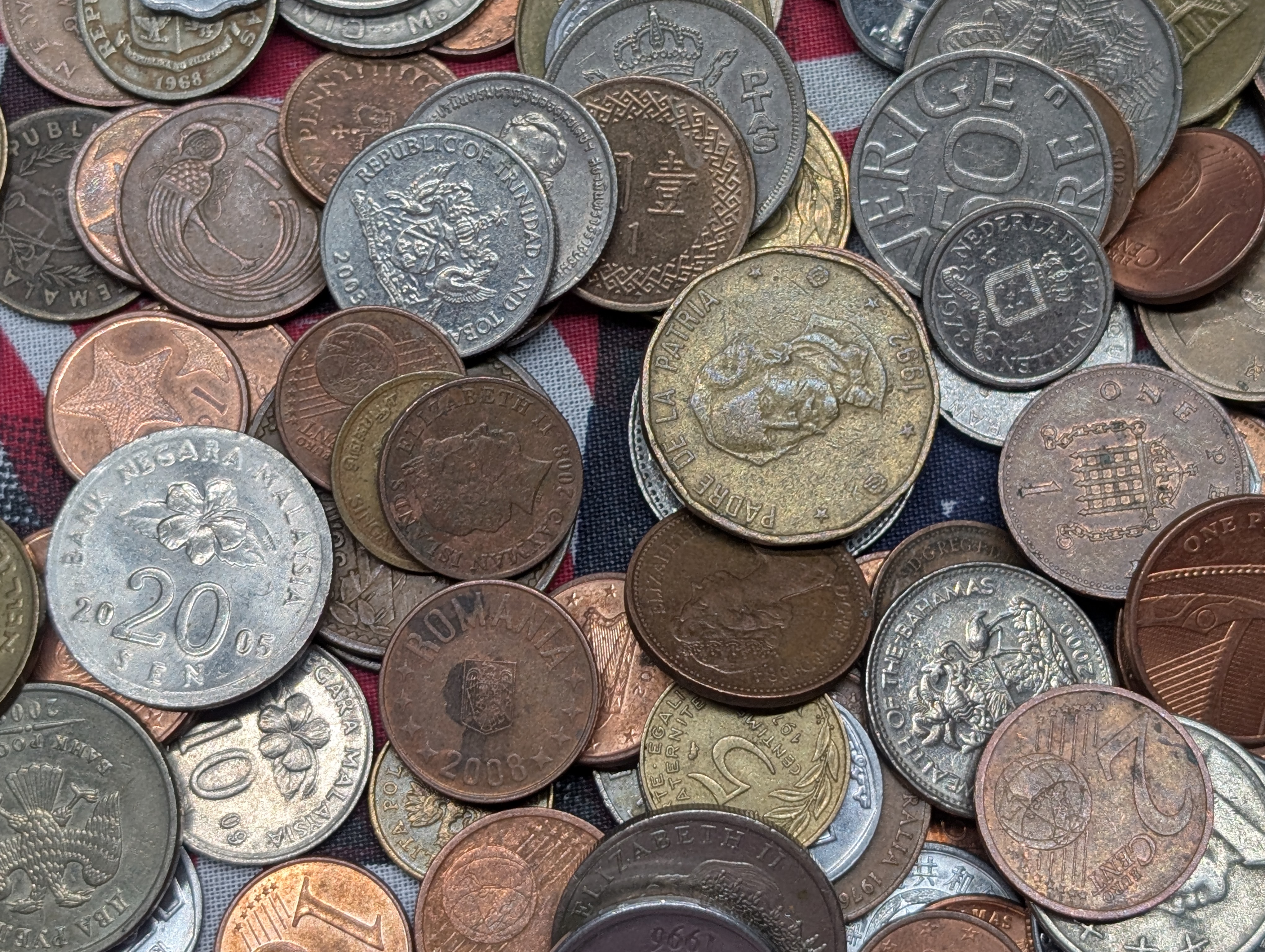 1.4 Lbs. of Various Vintage & Modern World Coins