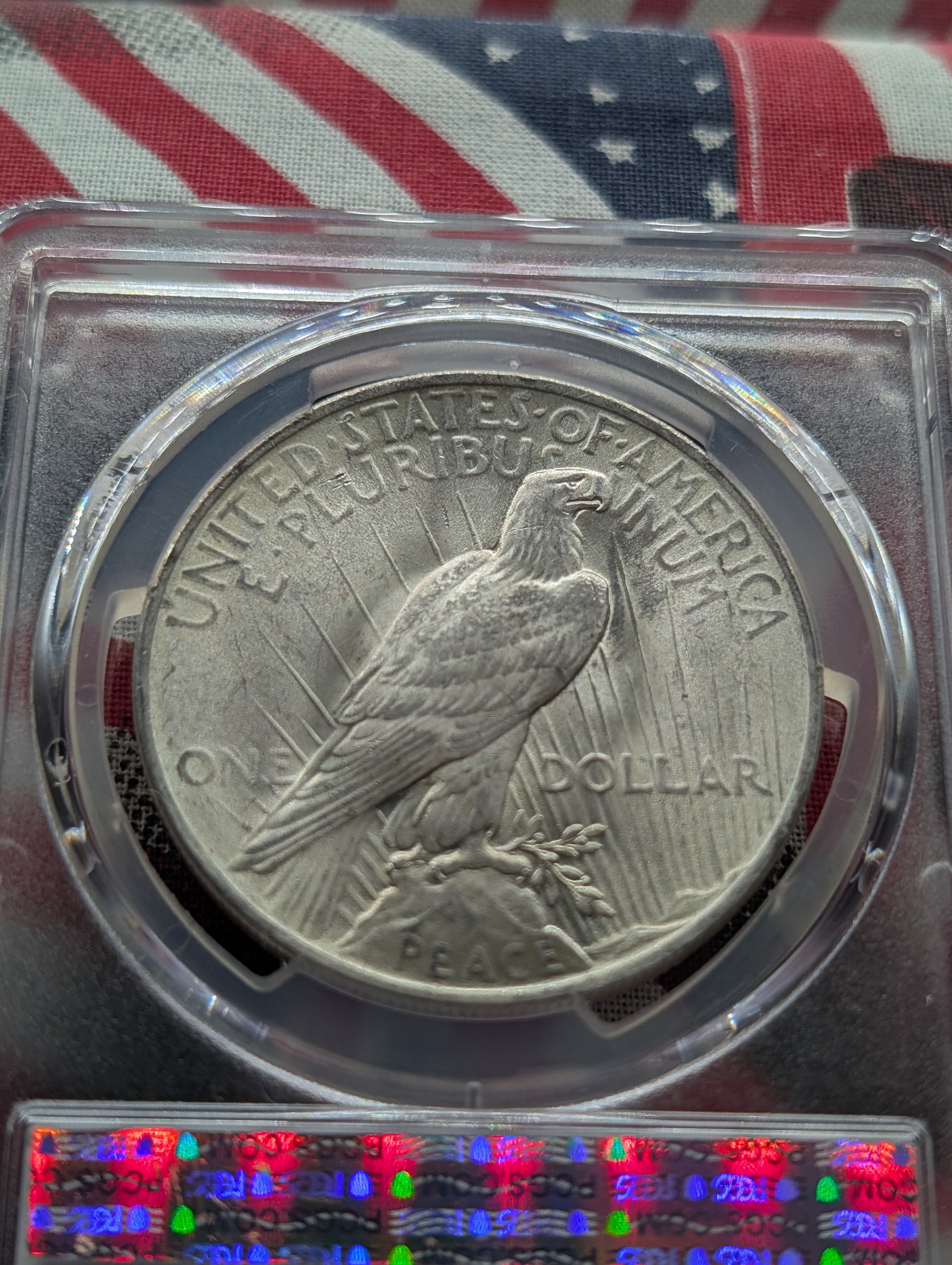 1923 Peace Silver Dollar - PCGS MS62