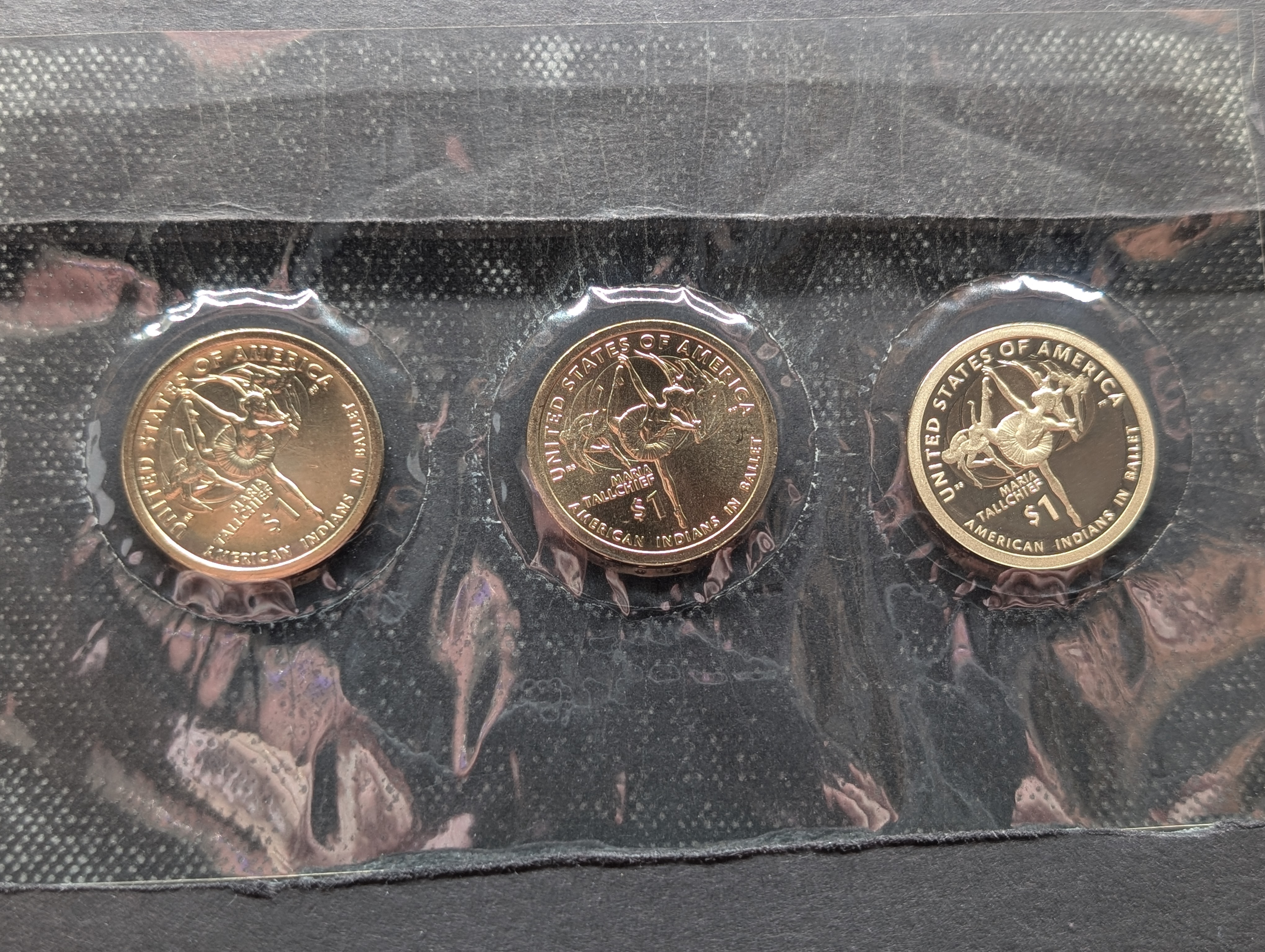 2023 Native American Maria Tallchief Dollar Collection - P,D&S PROOF