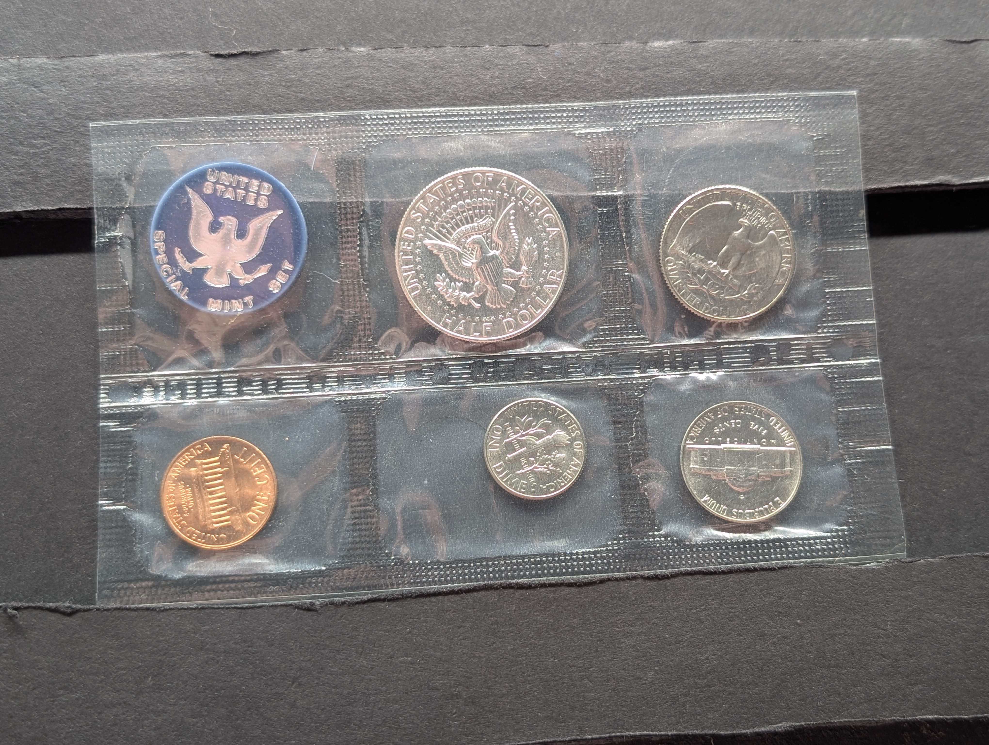 1965 Denver Mint Souvenir Set - Includes 40% Silver Half Dollar