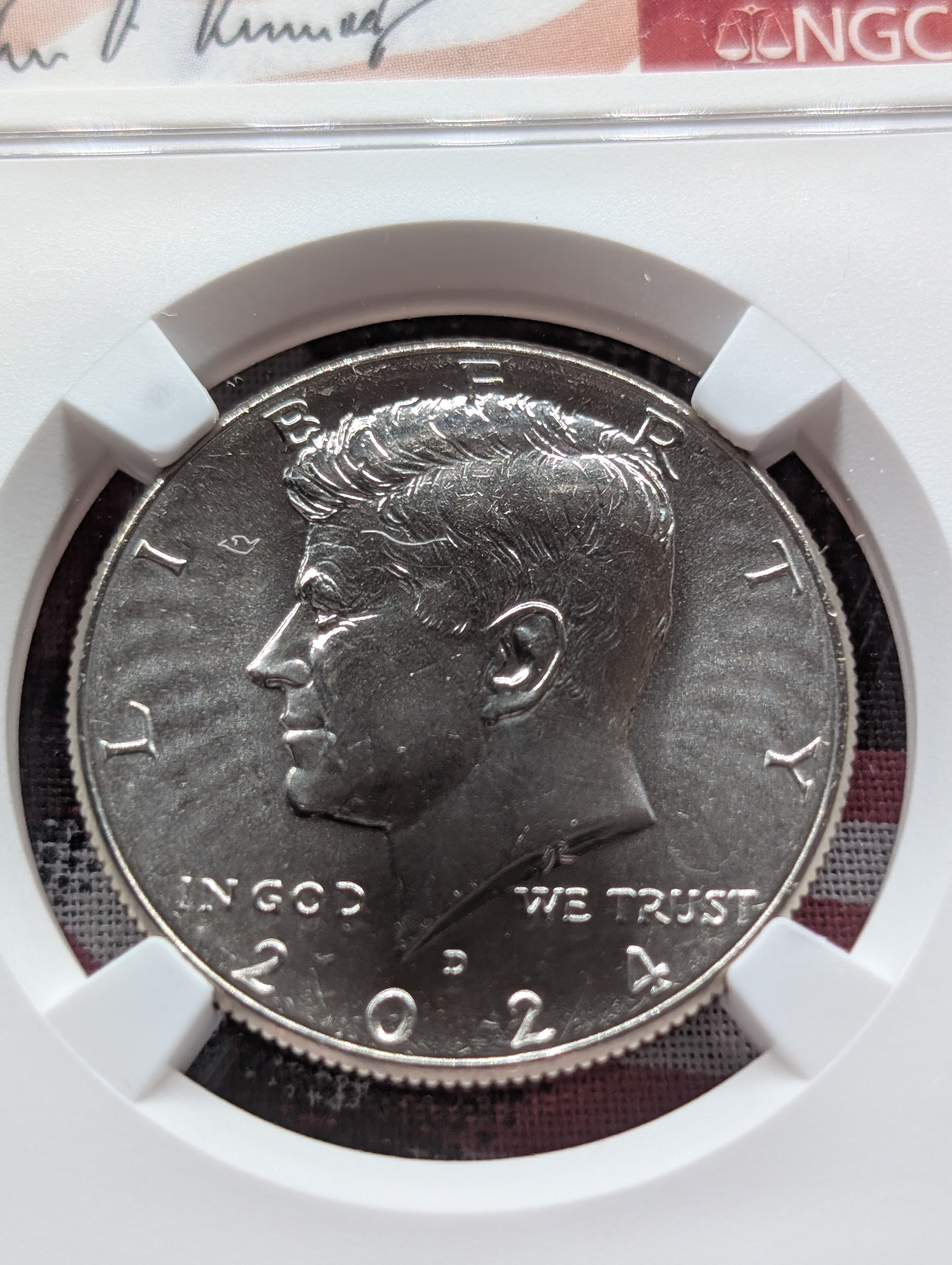 2024-D Kennedy Half Dollar - NGC MS68 w/ Signature Case - Early Release