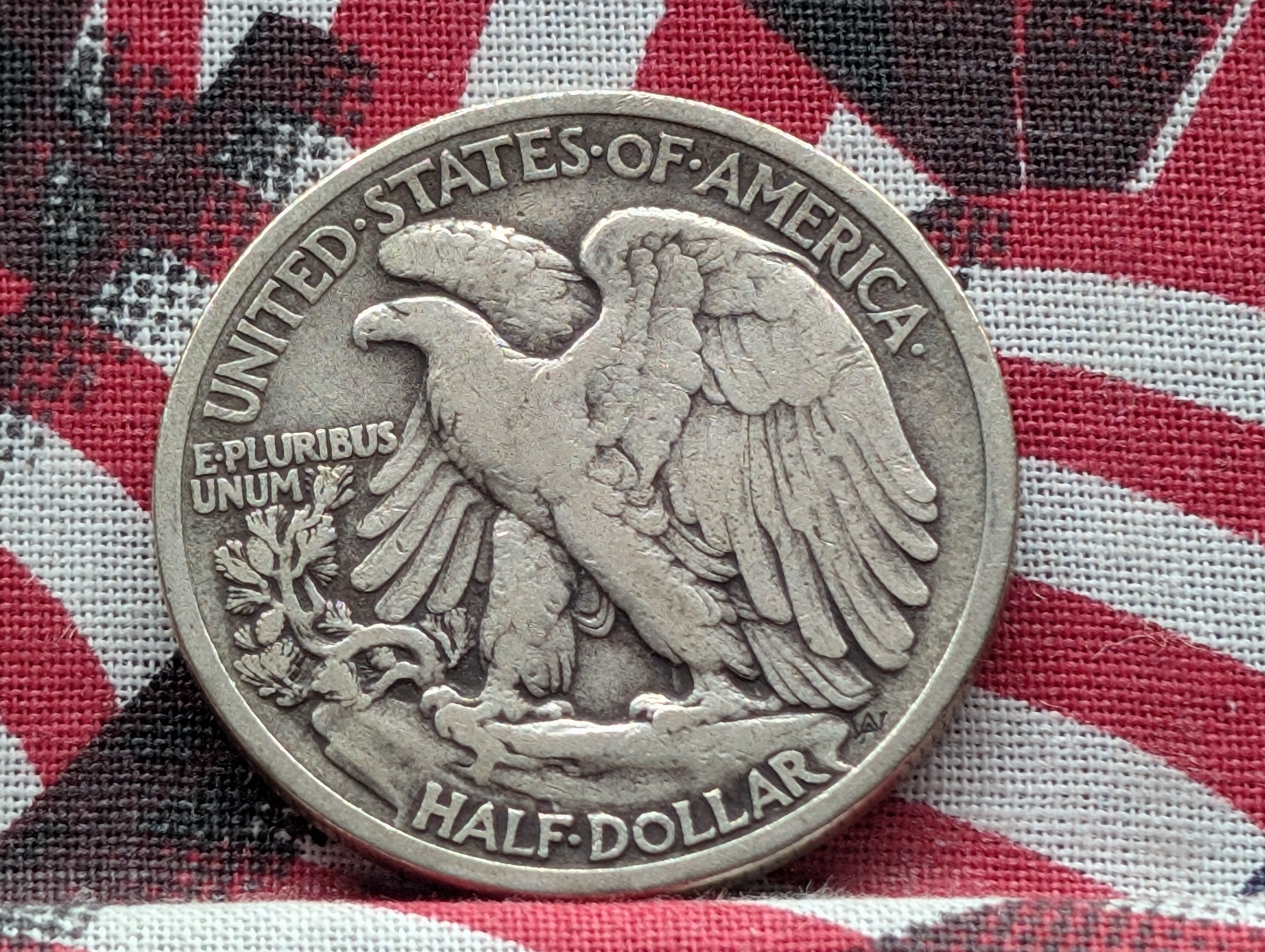 1917-S OBV. Walking Liberty 90% Silver Half Dollar