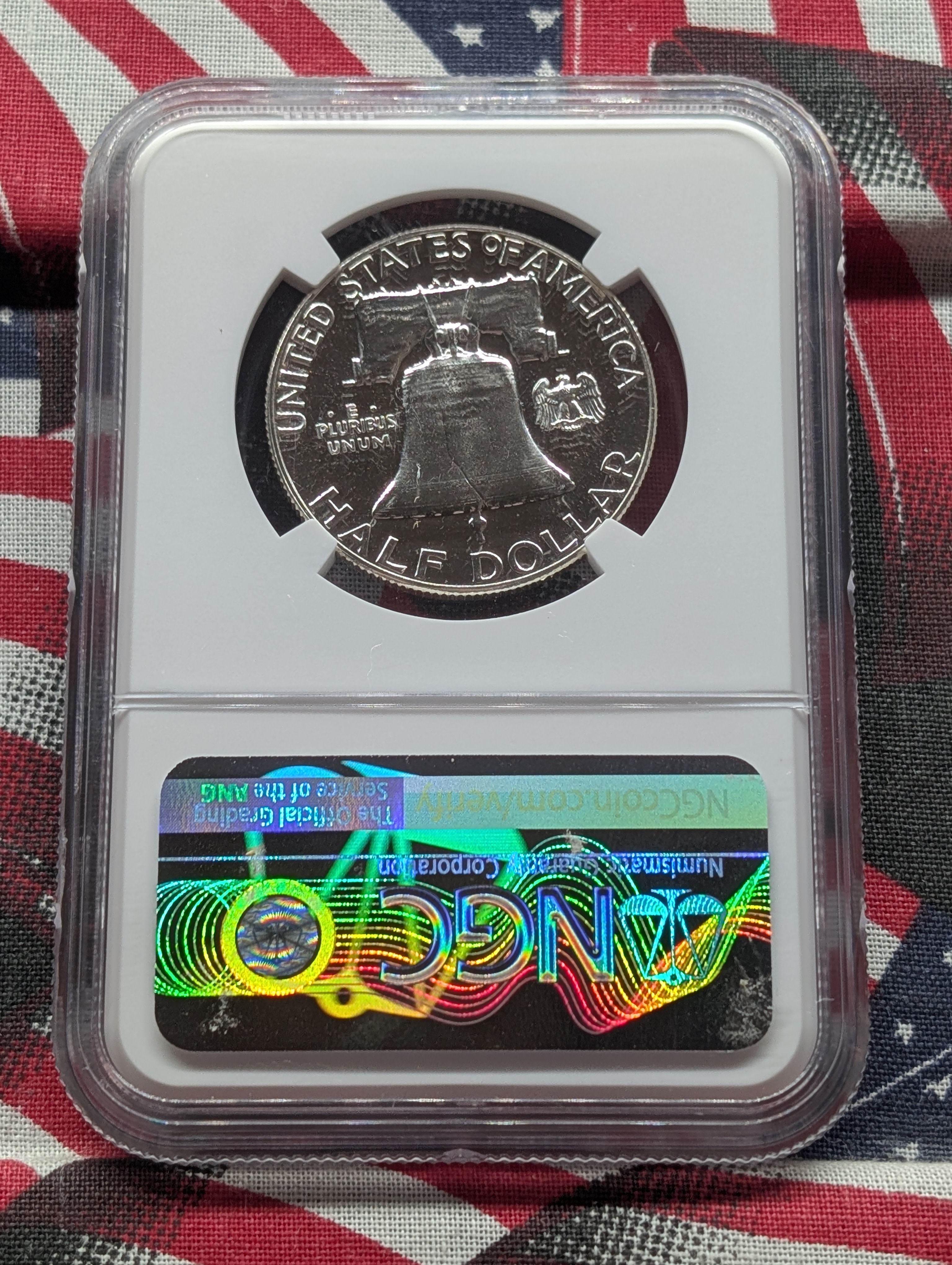 1960 PROOF Franklin 90% Silver Half Dollar - NGC PF67