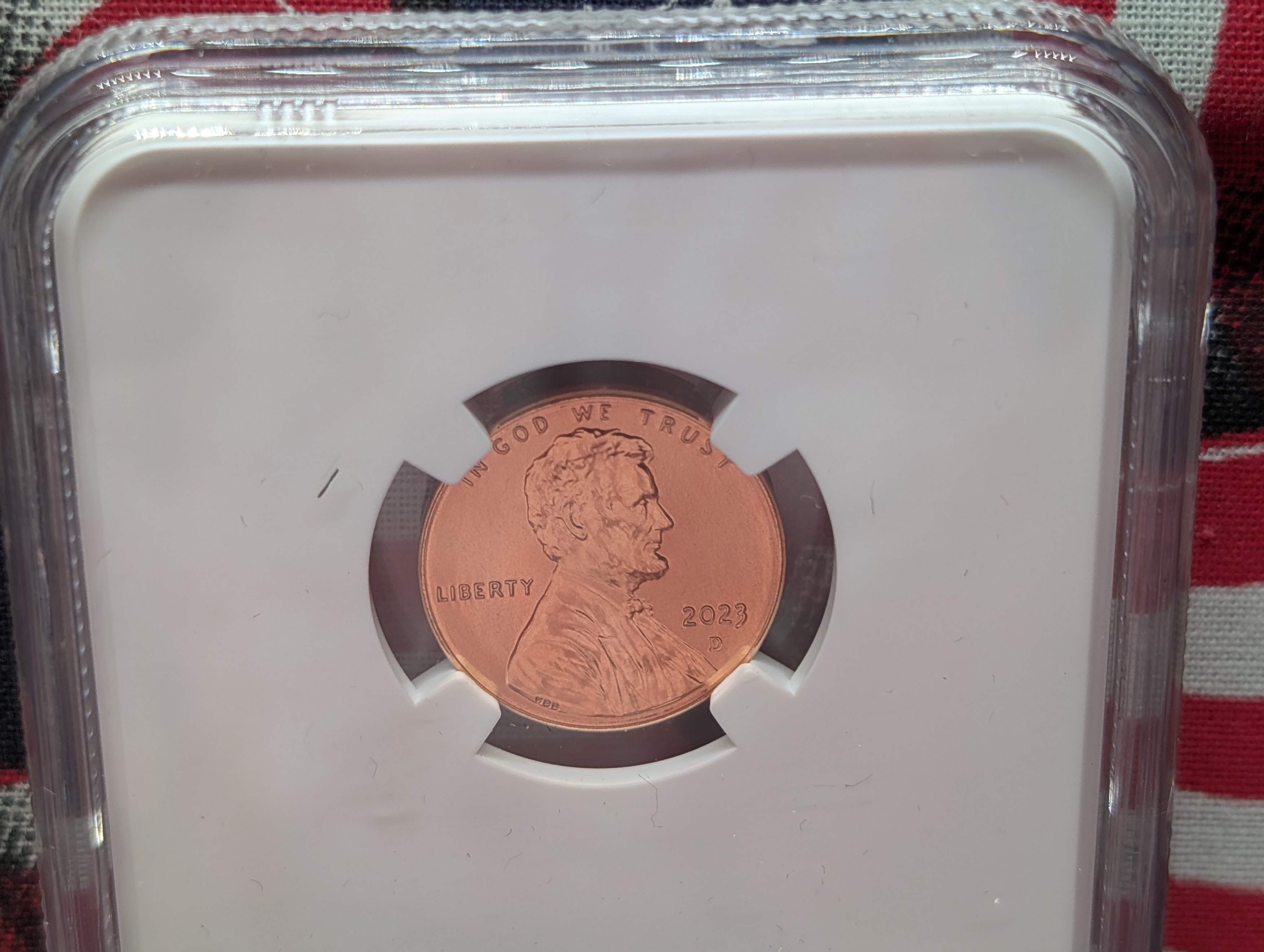 2023-D Lincoln Shield Cent - NGC MS69 RD - Early Release - From a 20-Coin Unc. Set