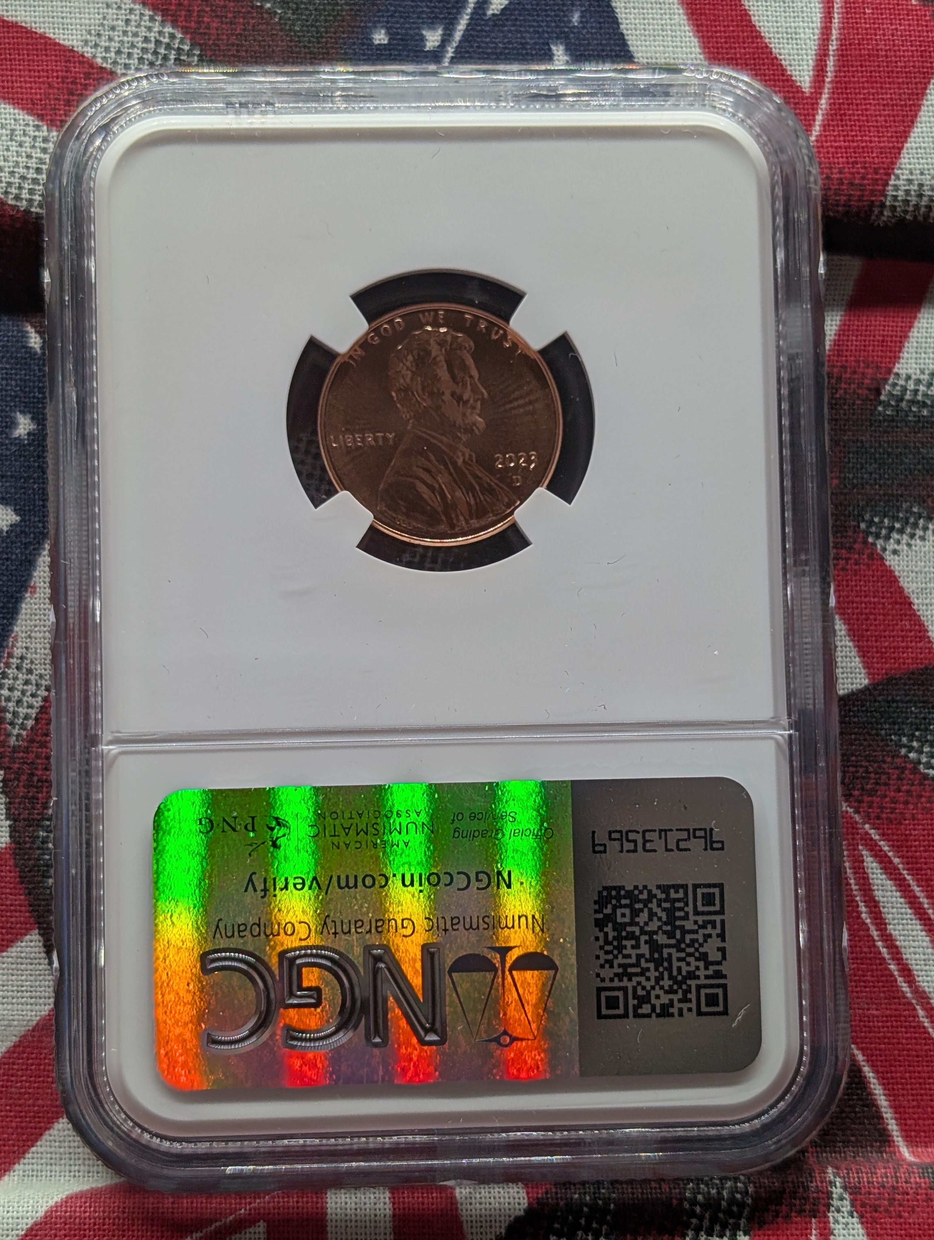 2023-D Lincoln Shield Cent - NGC MS69 RD - Early Release - From a 20-Coin Unc. Set