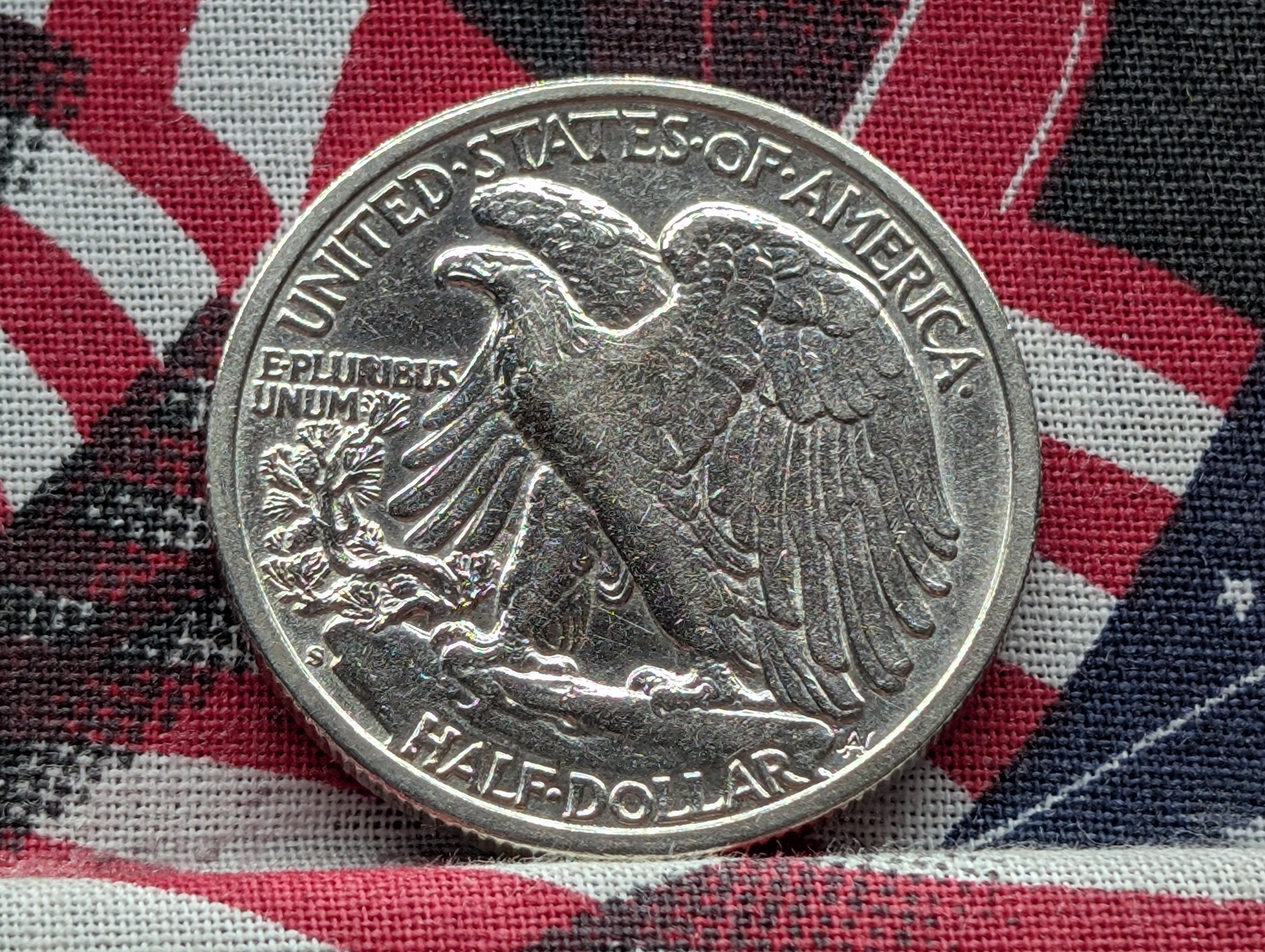 1942-S Walking Liberty 90% Silver Half Dollar